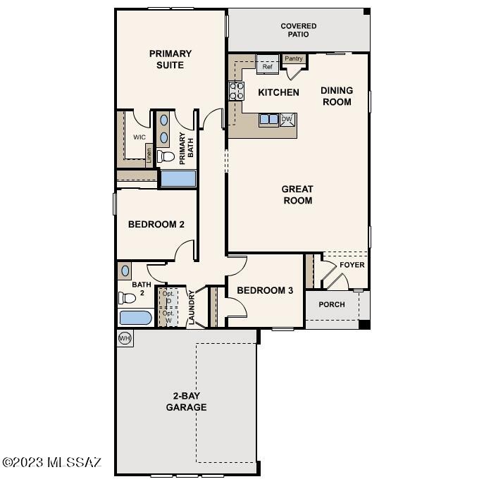Prepare to be impressed by this DELIGHTFUL New home in Cordora Plan features an open living room that flows into a well-appointed kitchen. The Kitchen features gorgeous cabinets, granite countertops, and Stainless-Steel Steel Appliances (Including a Range with Microwave and Dishwasher). The primary suite has a private bath, dual vanity sinks, and a roomy walk-in closet. The Goodwin Plan also comes complete with a 2-car garage.
