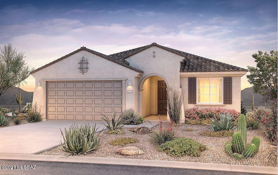 Like NEW PULTE HOME COSENZA FLOOR PLAN.  This immaculate home is located in a gated community situated for pure comfort in a casual setting.  Peace and quiet with accessibility. The backyard faces a common area which adds to your serene privacy. Tangerine Ridge is a single story community allowing for obstruction free views.  The Subdivision is near the most popular stores and is located in a very desirable school district. While exploring this showcase home you will find major amenities and upgrades; quartz counter tops, java cherry wood cabinets, chef kitchen, utility sink in the laundry room, guest powder room, and 12 X 24 tile. This home is amazing! All appliances convey.