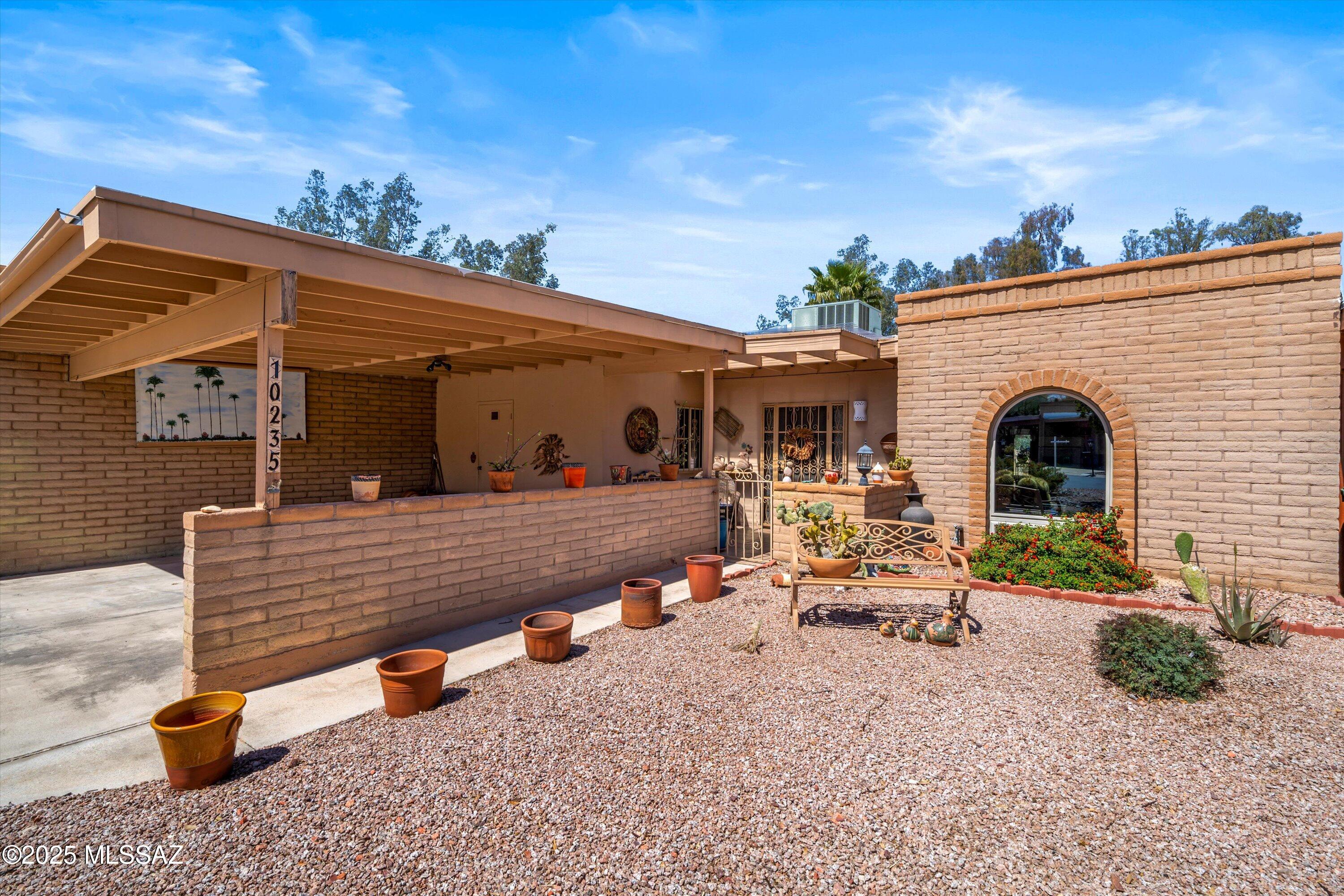 Welcome to your dream home located near the picturesque Oro Valley Country Club! This charming residence features two spacious bedrooms with lovely accents throughout, creating a warm and inviting atmosphere. Filled with natural light, this move-in-ready gem offers stunning mountain views and is nestled in a peaceful neighborhood, providing the perfect backdrop for relaxation. You'll love the convenience of easy access to all the wonderful amenities Oro Valley has to offer. The beautifully sized backyard provides a wonderful space for outdoor enjoyment, making this home ideal for both full-time living and unforgettable getaways. Come experience the beauty and comfort that awaits you, all furnishings are available for purchase so you can move right in.