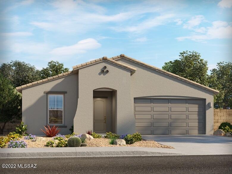 Brand NEW energy-efficient home ready August 2022! Bold Sophistication - Linen. Invite friends and family over for parties in the great room adjacent to the kitchen with island. The primary suite is beautifully designed with a large spa-like bathroom with his and her sinks and a large walk in closet. Located off of I-10 with easy access to downtown Tucson, this community is just minutes from nearby shopping, dining, open space, and employment centers. Known for their energy-efficient features, our homes help you live a healthier and quieter lifestyle while saving you thousands on your utility bills.