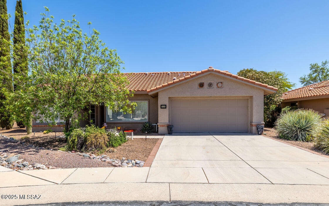 One of the Best Locations in Sun City. Golf Course (13th Tee Box). East Facing VIEWS of the Catalina Mountains and Incredible Sunrises. Lovely home with 2003 Sq Ft; 2BR/2BA + DEN and 2 Car Garage. Modified Madera floor plan. Freshly Painted Interior. New Ceiling Fans. New Carpeting.  Recent roof work completed. Fabulous lot.  This is a great find.  Incredible opportunity to have a Dream Home on the Golf Course.  Call today for a personal showing.