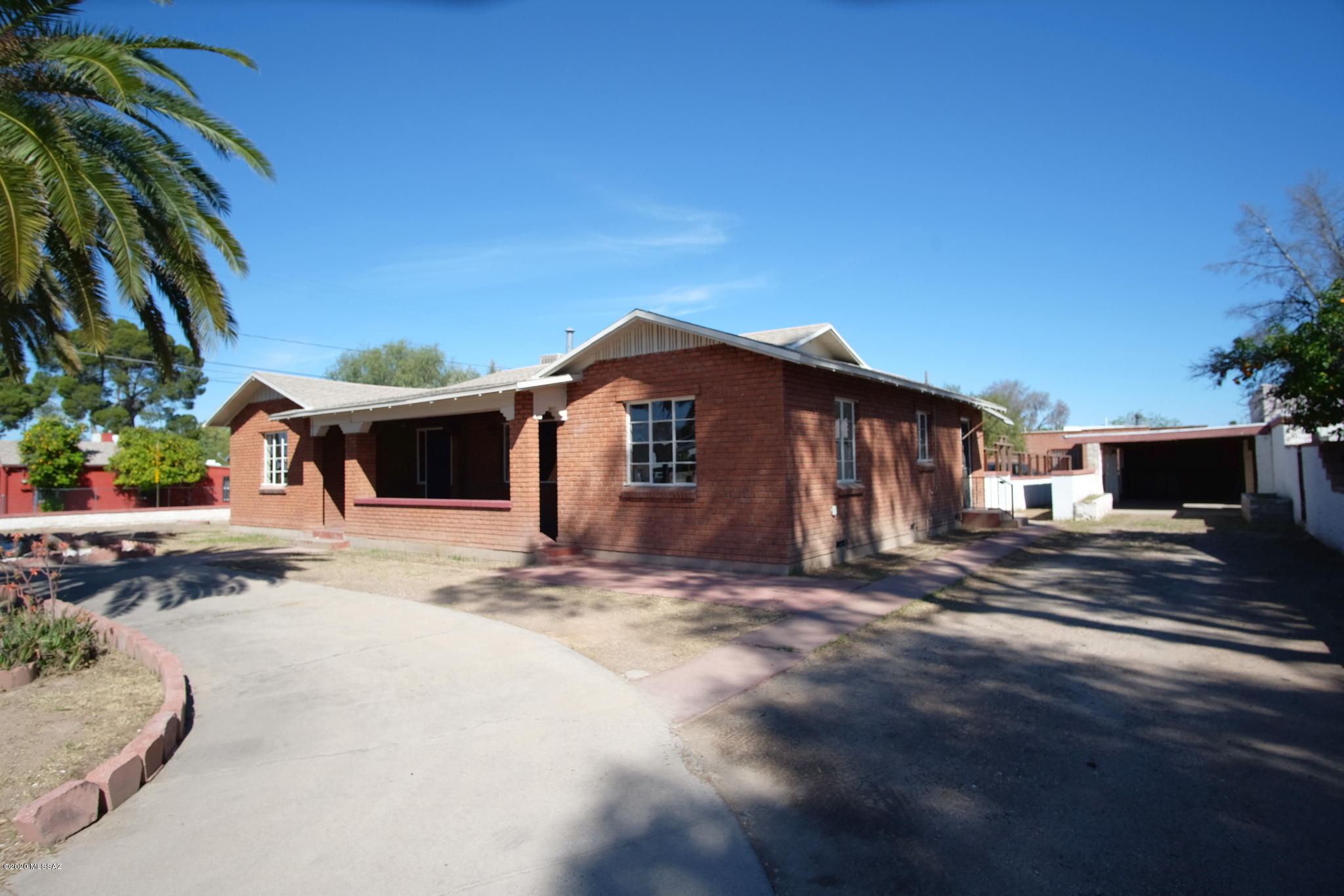 Text 520-250-8986 for more info or for a walkthrough video.

South Tucson updated 3 Bedroom/2 Bath one story brick home featuring over 1700sf of living space, central evap cooling, hardwood floors throughout, exposed beam ceilings, washer & dryer included, double deep carport, and oversized & fully fenced corner lot. Located 2 blocks from the VA Hospital Complex and close to I-10 access. 1yr minimum Lease with long-term Lease considered, $50/adult Application Fee, $1250 Security Deposit, $150/pet Pet Fee with approved pet, $300 cleaning fee. Tenant pays all utilities. Available immediately.