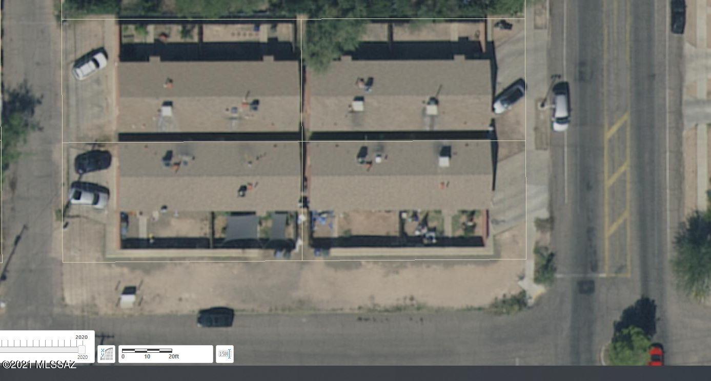 4 duplexes.  Property is under 4 tax codes so you can get FNMA financing. Each building has a 2 bedroom 1 bath unit and a 3 bedroom 2 bath unit. All units have their own fenced yard. All units are separately metered for all utilities including water. 6 of 8 units have been remodeled as per pictures in MLS. 2 east units are original. 5 of the units have had new HVAC installed in the last 5 years. Some long term tenants are at lower rents. Rents are below market. All figures
are actual figures from the seller. 884 square foot 2 bd/1ba and 975 square foot 3bd/2ba. Washer Dryer hookups in all units.