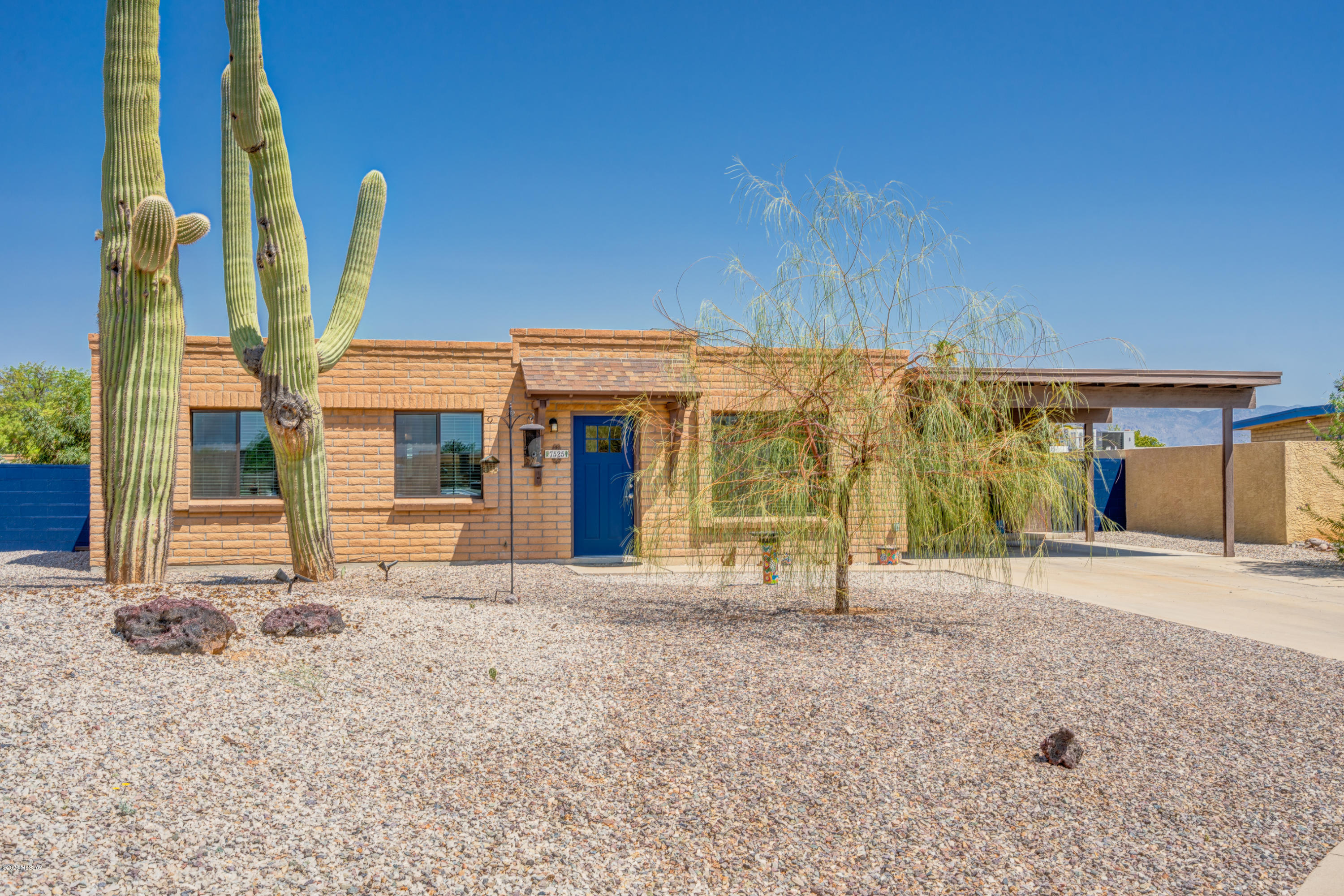 ENCHANTING SOUTHWEST JEWEL. This fabulous home has been meticulously maintained and enhanced of its tasteful 2017 renovation. (Please see the lists of recent additions)

Enjoy the upgrades both inside and out. The front of the home has charming curb appeal with its soaring majestic saguaro cacti on an expansive lot. The private backyard is relaxing with mountain views and beautifully landscaped walled garden.

The home's interior is welcoming with recent stylish renovations. Mr. Clean would be envious!

Are you ready to move in and enjoy living your dream?
