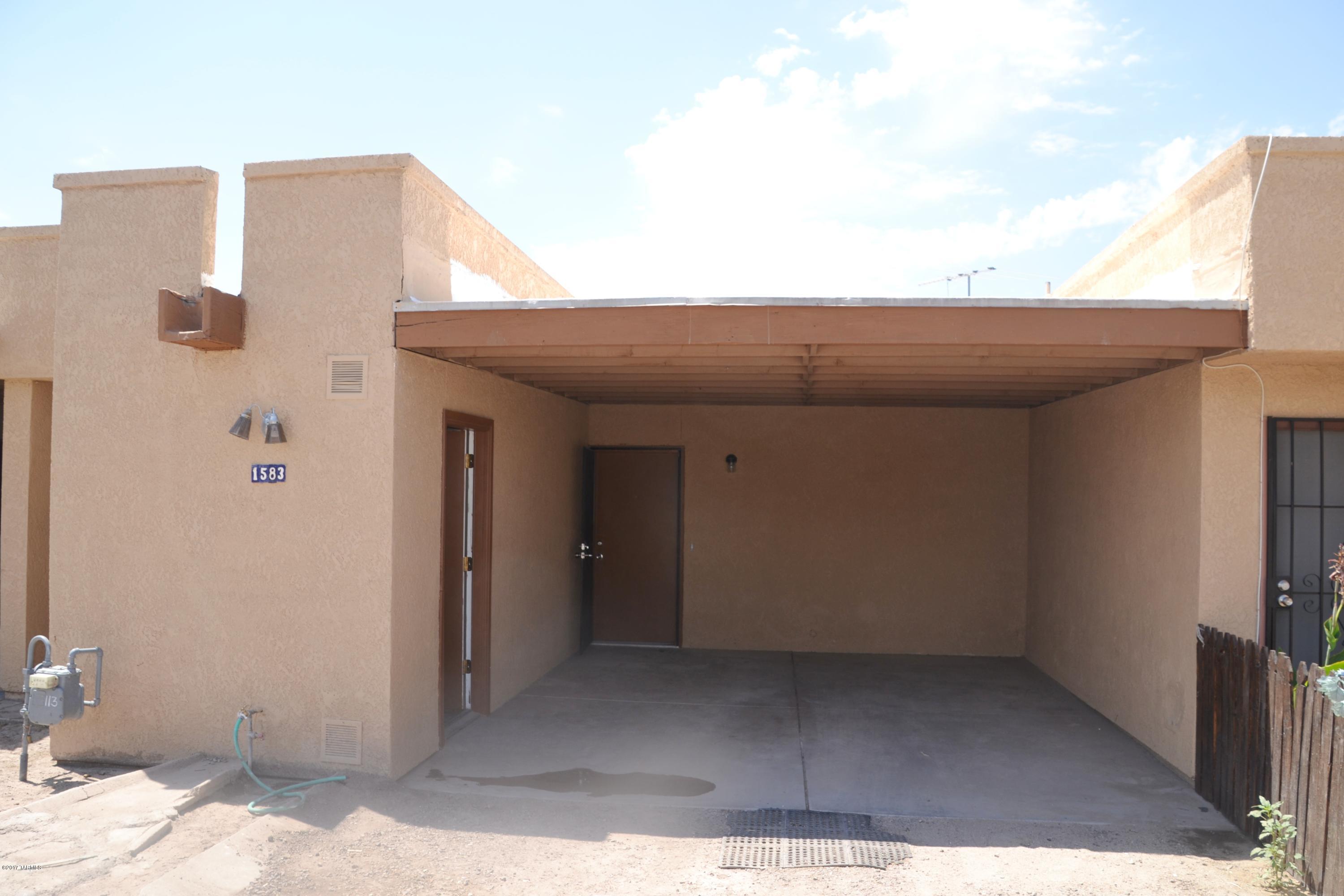 Great 2 bedroom Townhome. Clean, Open and spacious. Tile flooring with ceiling fans, archway and skylight.  Kitchen with ample counter/cabinet space. Private backyard, 2 car carport. Close to Boys and Girls Club, and minutes from downtown,shopping, restaurants, entertaining and park. Home come with a 1 year termite warranty. Come take a look.