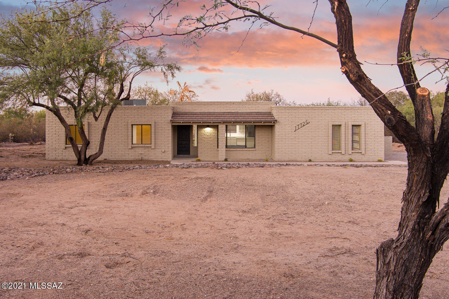 Here's your chance to own a little slice of heaven in the quiet Valle Verde community. This fully remodeled home is sitting on over an acre of land with plenty of privacy, spectacular mountain views, and a mass amount of room to store all of your vehicles, toys, and more! This spectacular home offers 4 spacious bedrooms, 2 fully remodelled bathrooms, vibrant upgraded lighting, as well as wood look tile through the main areas of the house. Enjoy a custom designed kitchen featuring quartz countertops, subway tile backsplash, beautiful grey cabinets, and black stainless steel appliances. A perfect place to enjoy family game night next to a cozy redesigned electric fireplace. Come check it out and imagine all the new memories you could make. Owner/agent.