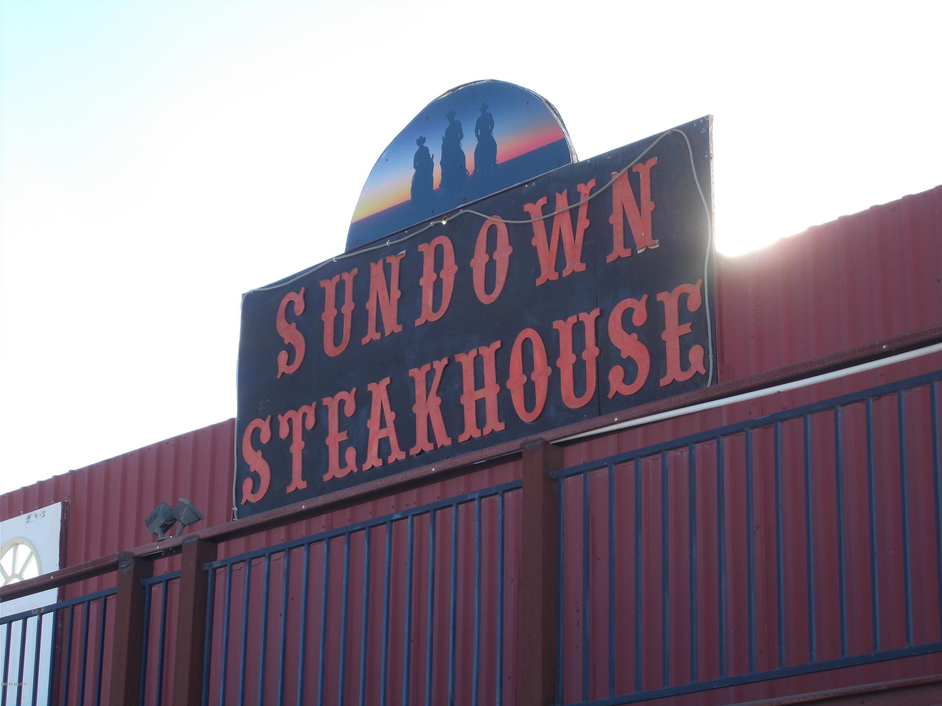 Excellent Opportunity to own a steakhouse and bar in Elfrida. Series six liquor license included in sale. The original building was 2259 square feet built in 1976. There was an addition of 1043 square feet built in 1999.  Closest bar is 20 miles away.  Seller may carry.