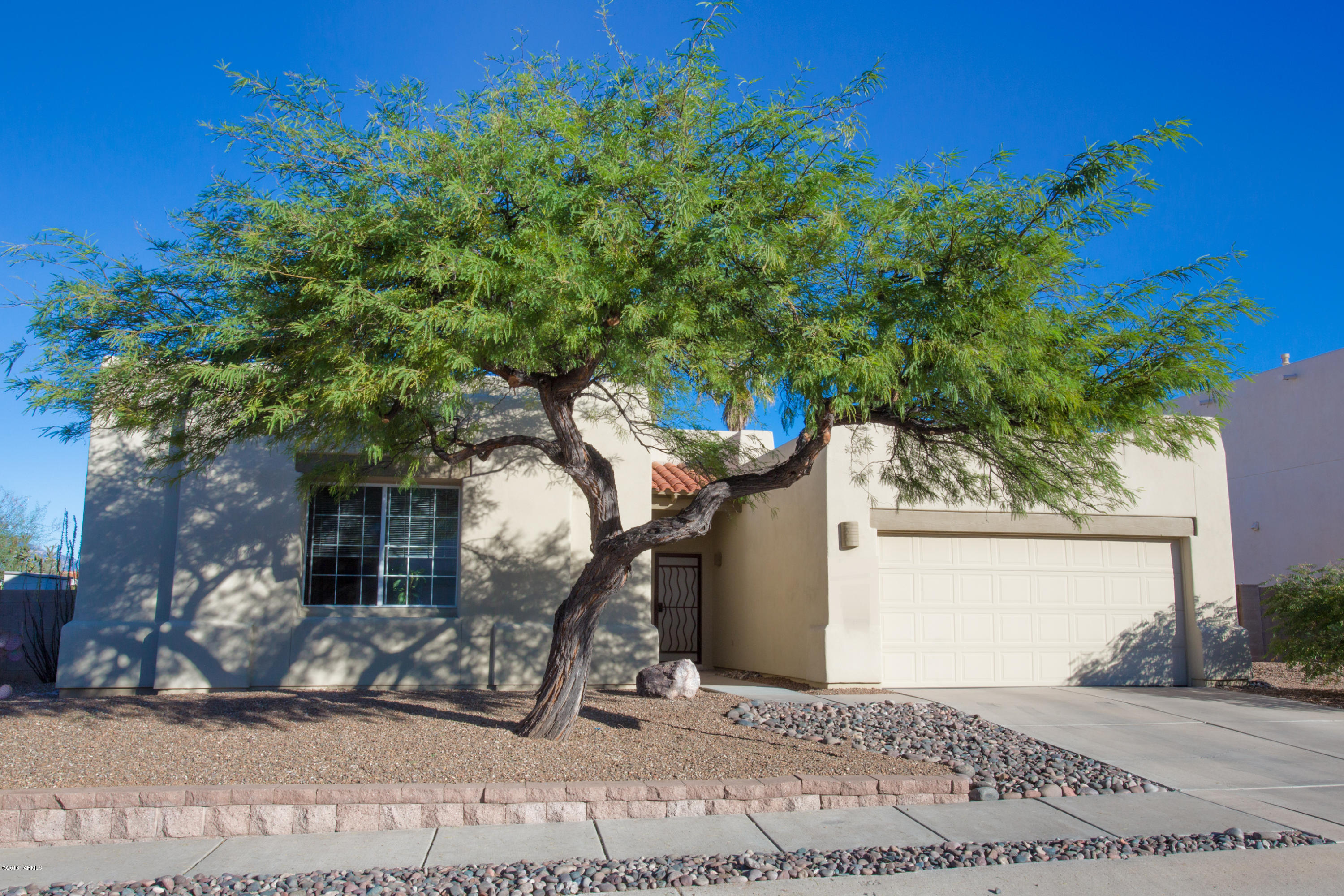 BEAUTIFUL 1 story in sought after Silverado Hills shows like a model. Home boasts a large dining/living combination w/ separate family room attached to kitchen & 3 spacious bedrooms. Master bedroom features 2 closets, including 1 walk-in. Full Guest Suite w/ bath & walk-in closet. 3rd Bed w/ french doors. AMAZING NEW KITCHEN! Recent kitchen & bath remodel features upgraded cabinets, soft close doors, executive height  vanities & pull outs, upgraded fixtures & lighting & solid countertops. Tile thruout except bedrooms. Relax on large covered patio & enjoy lush, mature landscaping in your own private oasis. The house abuts natural area for MUCH PRIVACY! 2012 dual stage Trane AC & furnace. Garage w/ soft water loop & utility sink. Roof coated 8/16. Poly piping replaced in & out.Storage Galore