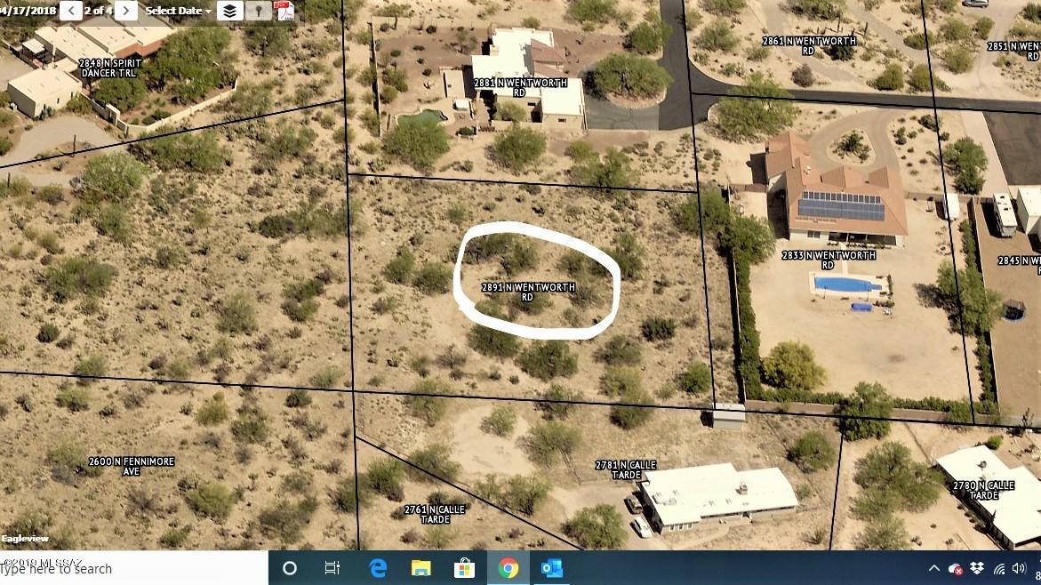 Eastside seclusion!  Custom home lot nestled at end of cul-de-sac, 1.11 ac square surrounded by wrap-around mountain views of Catalinas & Rincons. Corner lot surrounded by custom homes, last lot available! Location offers a quiet escape from the city, short distance to elementary/junior high schools.  Back of lot borders empty land, one corner borders TV Elem. School buffer land. Seller will convey full 3257 sq ft home build plans incl. separate guest quarters or garage. Amazing opportunity for beautiful custom home living among 11 others.   TO WALK THE PROPERTY, WALK TO THE FOR SALE SIGN, FOLLOW PATH JUST TO THE RIGHT THEN KEEP LEFT OF LARGE MESQUITE TREE TO STAY OFF NEIGHBOR's LAND.  No HOA here! Paved access road, most utilities to lot line.  Great custom home opportunity.