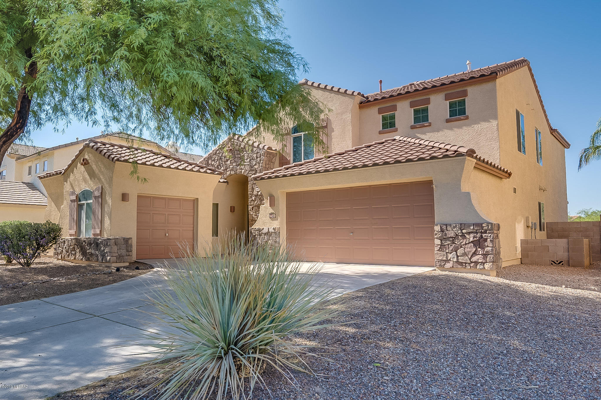Come see this spacious 5 bedroom 2.5 bathroom home in Continental Ranch!  This home offers high ceilings and lots of natural light throughout.  The eat in kitchen features upgraded cabinetry, granite countertops, and stainless steel appiances.  A den on the main floor would be perfect for a home office.  The master bedroom is on the main floor for added privacy.  Master ensuite bathroom offers dual sink vanities, separate showe and tub, private toilet room and a walk in closet.  Other bedrooms are spacious.  The backyard oasis has a covered patio, grass area, and pool.   Close to shopping, dining, and the freeway!