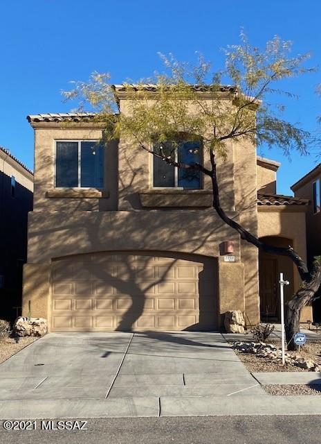 Prime location! 5 BR/3 BA home close to NW Hospital, shopping, I-10 and bus lines! This  2,157 Sq Ft home has a spacious living area downstairs with living room, dining area and kitchen with newer SS stove, microwave & farm sink, walk-in pantry, breakfast bar & lots of counter space.  Also downstairs is a bedroom that could be used as an office or playroom and 1 full bath. Upstairs is the huge master suite with surround sound and large walk-in closet; 3 other bedrooms, 1 full guest bath and laundry room. Great backyard with covered patio & pavers. Community Park & Pool. Front landscaping and trash are included with the HOA dues!
