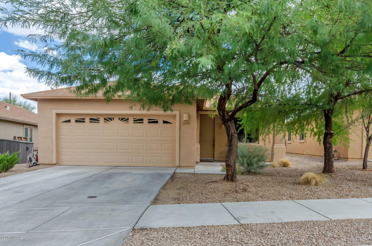 Pride of ownership is shown throughout this immaculate 3 bedroom 2 bathroom home. Large kitchen with breakfast bar, pantry with plenty of cabinet space, vaulted ceilings, Bamboo wooden floors in living room area, laminate floors in bedrooms, laundry room with cabinets. You will love this custom design patio which offers grill area, covered patio, pergola, pavers, trees and grass area making it the perfect place to relax or entertain. Close to huge park and lake for fishing, schools, shopping and bus lines. Listing Agent is related to Sellers.