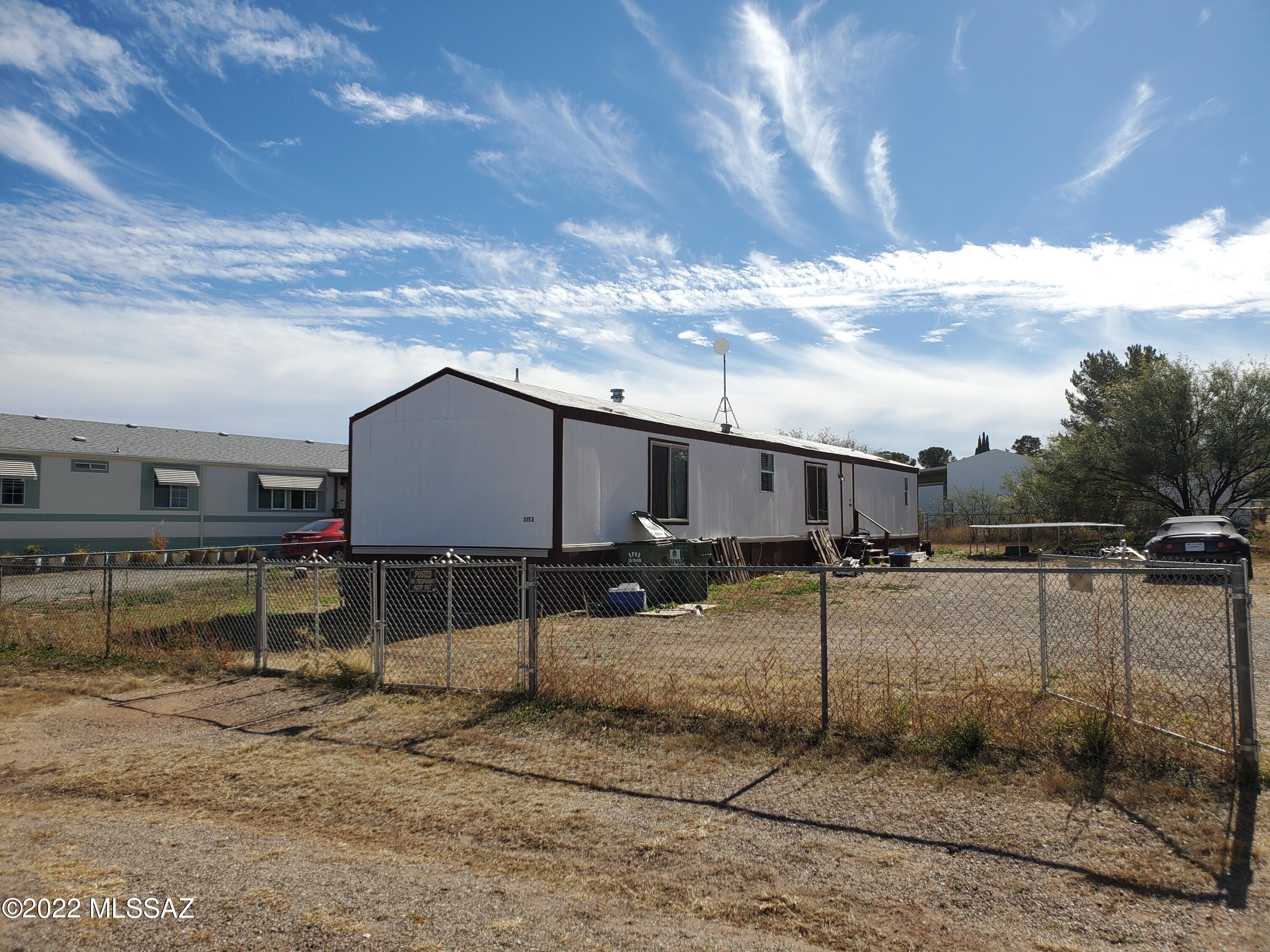 Great location with quick access to I-10 for easy commuting to Tucson or Sierra Vista. Recently renovated and move-in ready. Great starter home, retirement home, winter home or rental. Reasonably priced!