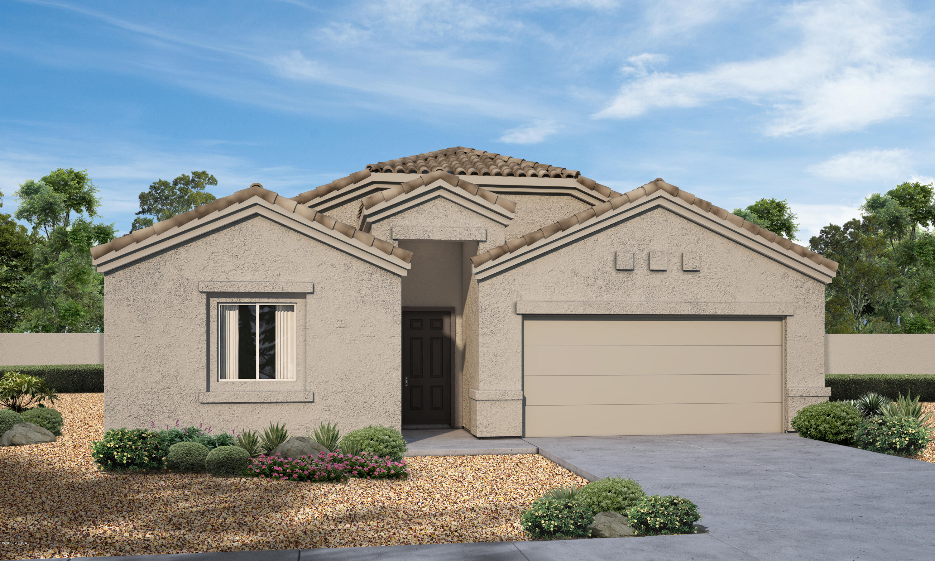 HUGE SALE - MUST CLOSE IN SEPTEMBER!  
Come see this remarkable single story floor plan today with an entertaining kitchen open to the dining area and great room.  Rich Birch cabinets with Quartz countertops and stainless steel Frigidaire appliances to complete the kitchen.  Ceiling fan and TV prewires with dual vanities AND dual walk - in closets at the Master Suite. 16 x 16 ceramic tile floors in all the right places, plus a finished garage with opener. Established community - close to neighborhood amenities. Quality Construction & Low Cost of Ownership with Builder Warranty!   This home won't last long - come make it yours today.  This home is currently under construction with estimated completion in August 2018.