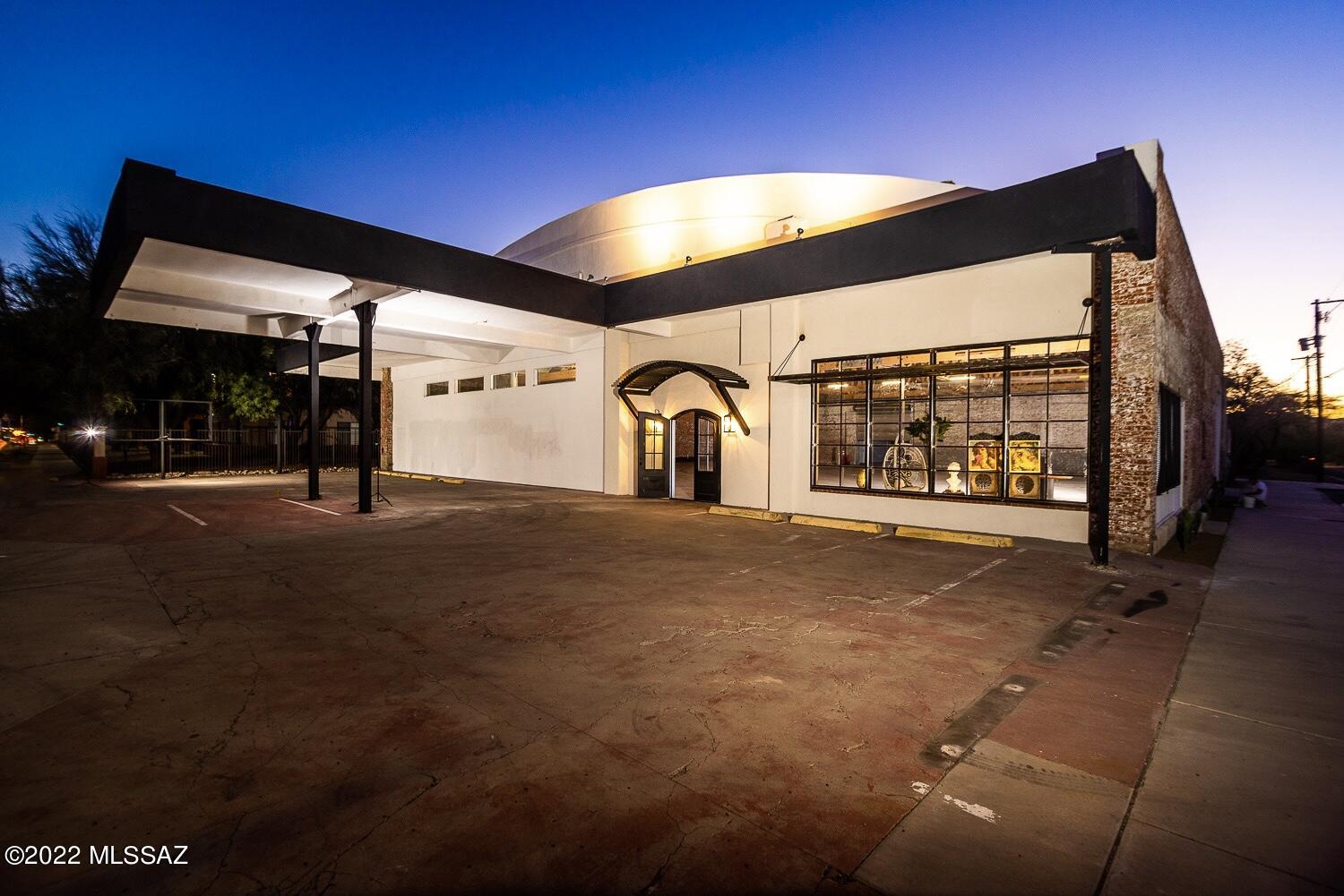 Bring your culinary masterpiece or other multi-tenant opportunity to Tucson's best kept secret that is now available for sale or lease, seller-carry, or potential buildout! Built in 1940, this sturdy 10,878 s/f Historic Charmer was home to the Beaudry Studebaker Dealership and at 82 years old it remains one of the most beautiful buildings in Tucson with its red double-brick walls and stunning arched 15'-30' bow-string truss ceiling. They don't make them like this anymore! Walkable to the University of Arizona, Pima Community College, and Downtown Tucson, and less than a mile from I-10 and Stone/Speedway Intersection which averages over 35,000 cars per day, this is an optimal location for a Culinary Marketplace/Food Hall similar to Denver Center Market, the worldwide Time Out Market,