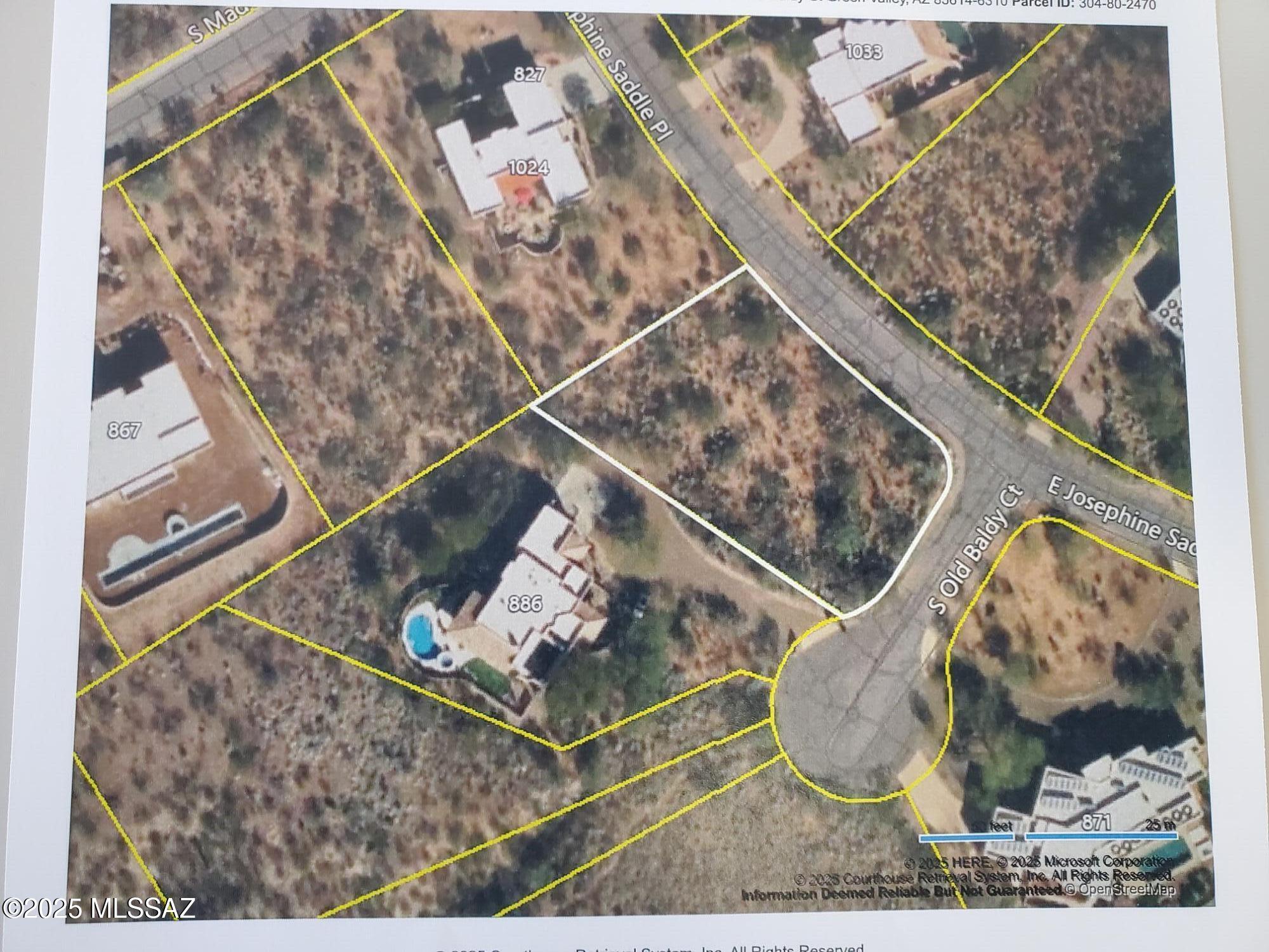 Beautiful heavenly vegetated lot located on the corner of Josephine Saddle Place and Old Baldy Ct. Easy build with a flat building pad and all utilities to the lot line, water, sewer gas, electric. This subdivision is located east of Green Valley near Madera Canyon Park and the Santa Rita Mountains. Located in a non age restricted area. Membership in the Green Valley Recreation is an option if you like to join. Prime location for your custom built home.