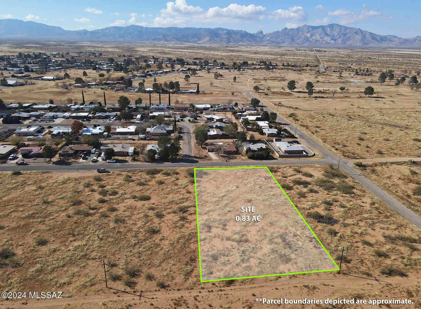 In-town parcel just off of Highway 191, zoned MR-1. Single dwellings allowed, site-built only. Power is at the lot. Great for development or buy and hold. You can walk, bike or drive to the Sunsites Library or post office. Basic shopping and amenities nearby, but also centrally located within Cochise County, in close proximity to Benson and Willcox. Come see what Sunsites has to offer!