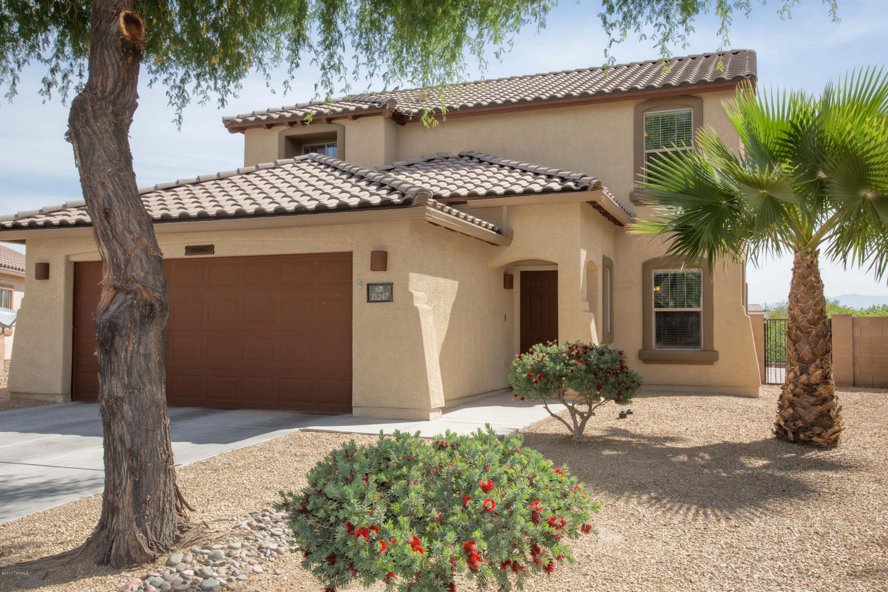 Oh my!  You don't have to worry about the hot weather with this home.  It's so beautifully maintained that all you have to do is unpack and jump in the pool!  Very spacious living rooms and kitchen on the mail level with a 1/2 bath for guests.  The bedrooms, baths and a great sized loft are on the second level.  Really a wonderful layout.  The backyard is heaven with the self-cleaning pool, extended paver patio and east facing views.  It even backs to a pretty common area so no one is behind you!  Come see this special home today and start the process of making it yours.