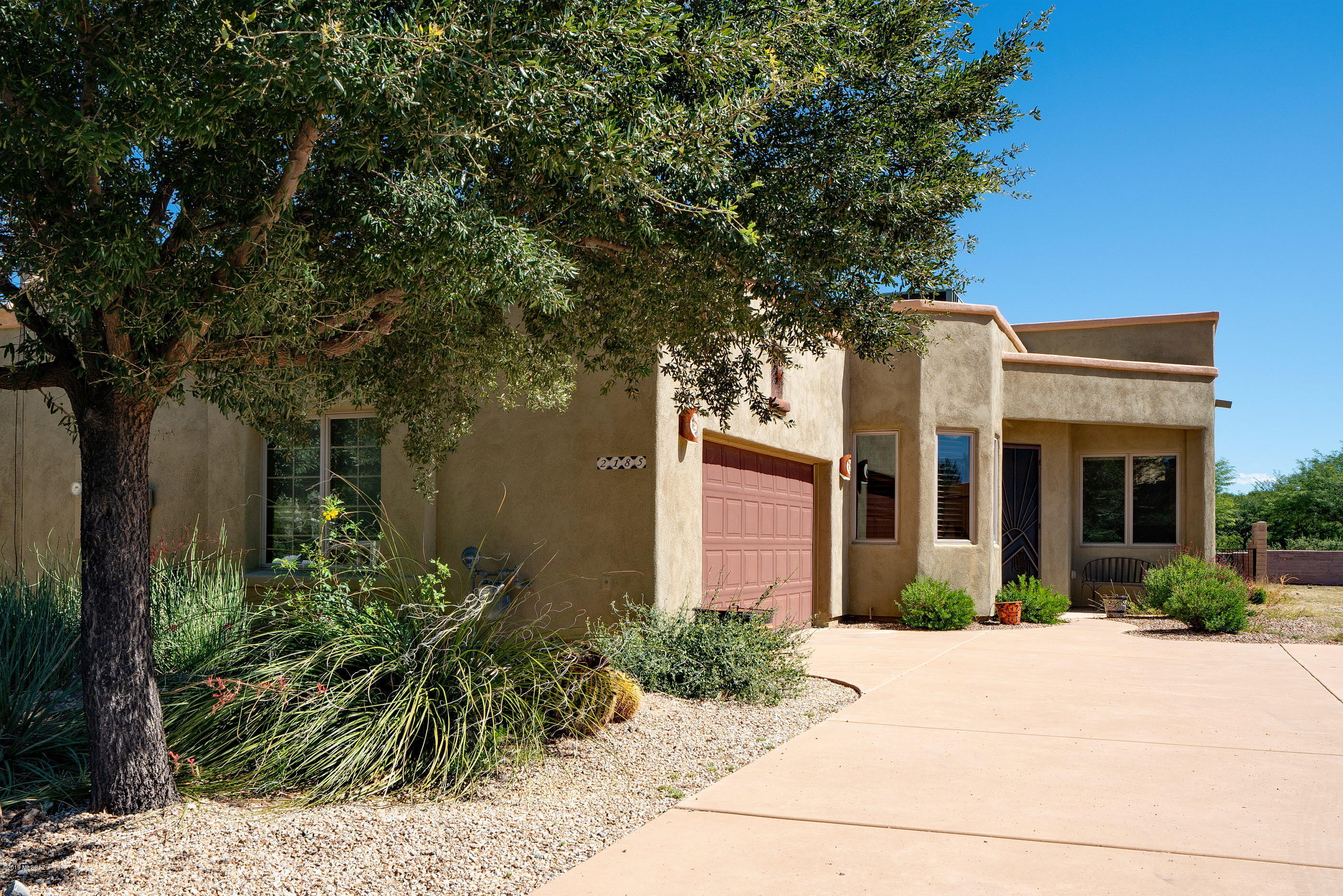 Location is key and this home offers close proximity to the village of Tubac, the park and, of course, the community pool and fitness center! The home offers two bedrooms, one with a wall bed. There is also a den/office off of the kitchen! The kitchen has a Viking gas range and Viking dishwasher.  Plenty of entertaining space inside but also a large east facing patio to enjoy the views of the mountains!