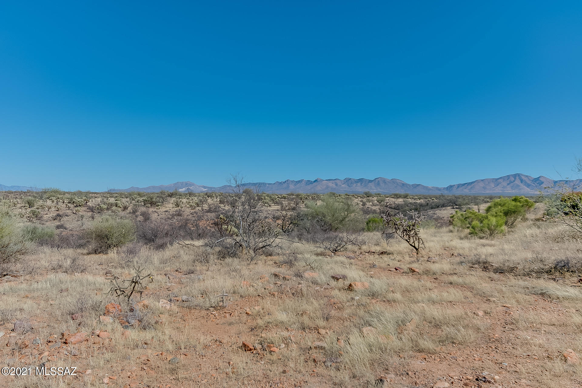 Beautiful 1.26 acre homesite in desirable, gated Colonia Real.  No two homes alike, chose  your own builder.  Enjoy the flora, fauna & peaceful setting with panoramic views.  Close to all amenities Green Valley has to offer.  Short, paved drive to I-19.