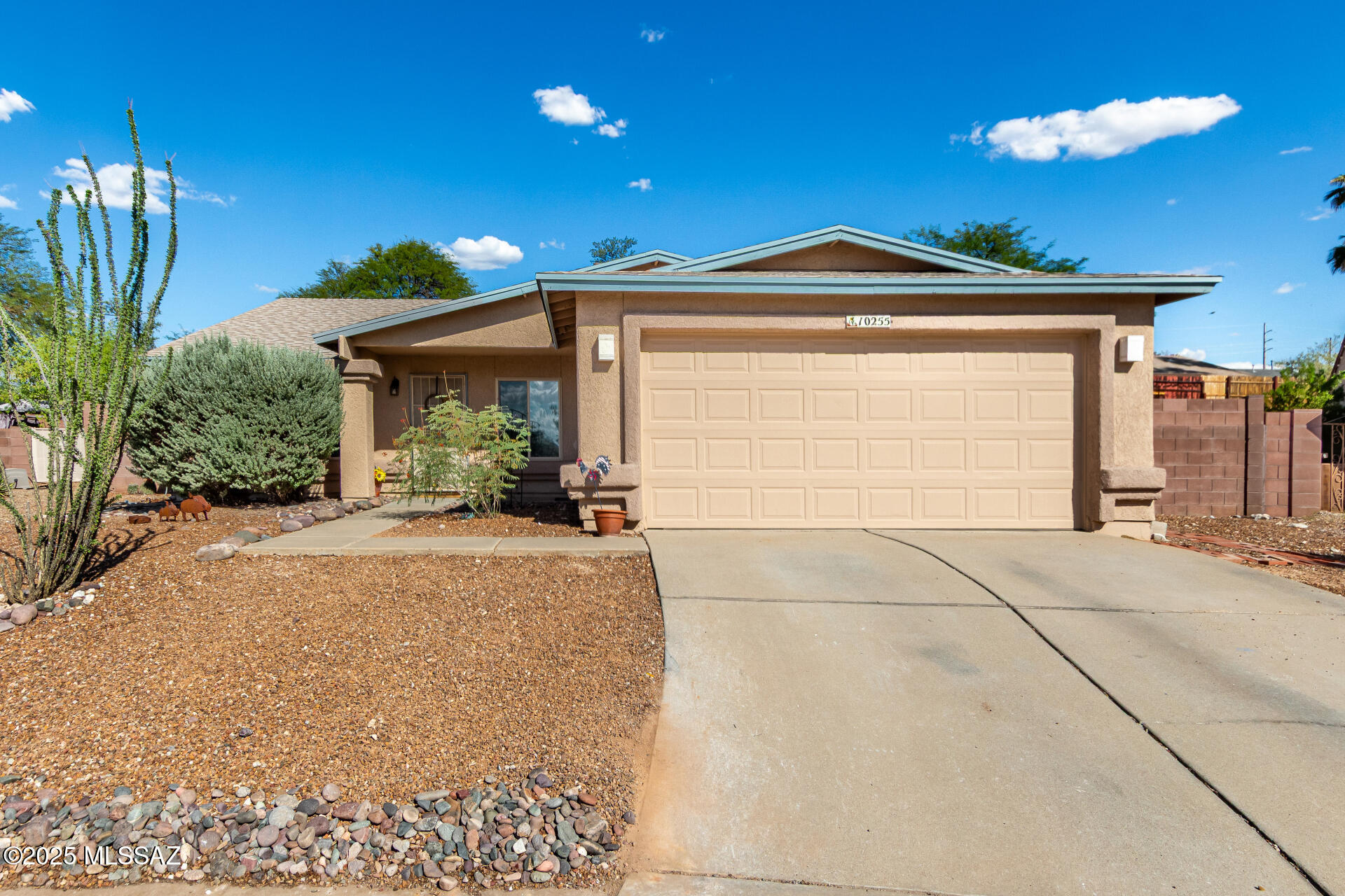 !!!All the big-ticket items are DONE!!! This 4 Bedroom, 2 Bath home comes with a New roof, HVAC, water heater, windows, and exterior paint—giving you peace of mind and move-in-ready comfort. Great cul-de-sac lot with fantastic features inside and out!  The open floor plan makes great use of the home's space while giving you a view of its aesthetics. Wood cabinets, stainless steel appliances, and the ceramic tile floor complement each other perfectly to make the kitchen beautiful. Primary bedroom features laminate flooring, a walk in closet and an updated bathroom with double vanity. The backyard has a full-length patio on almost a quarter acre allowing you to stay cool in the summer. Your next chapter starts here!