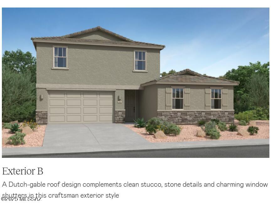 Multigenerational living is simple with the Next Gen® suite in this two-story home, featuring a private entrance, living room, kitchen, bedroom and bathroom. The first level of the main home is host to an open concept living and dining space, plus the luxurious owner's suite. A loft and three bedrooms occupy the second level. This home includes GE® stainless steal appliances, Rinnai Tankless Water Heater, prep for reverse osmosis, Granite Countertops, 2'' faux wood blinds, LED lighting and so much more!