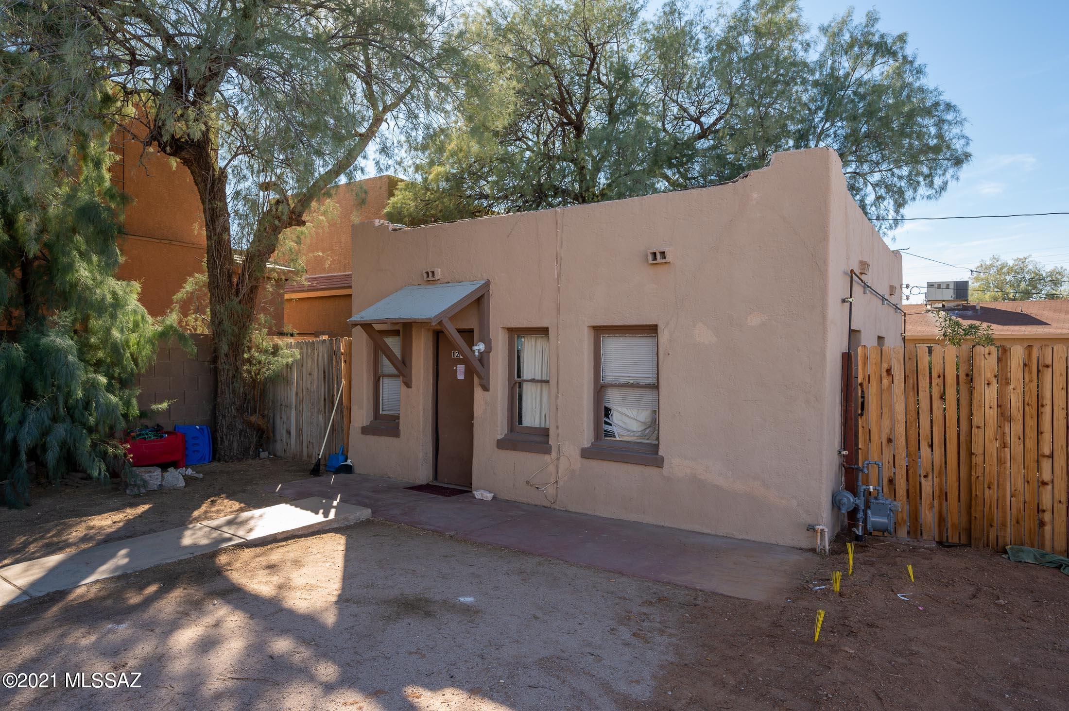 7 units on 3 different parcels for easier financing. Seller will only sell all three together at this price. Includes 5 one bedroom units and 2 two bedroom units. All but one have large yards.