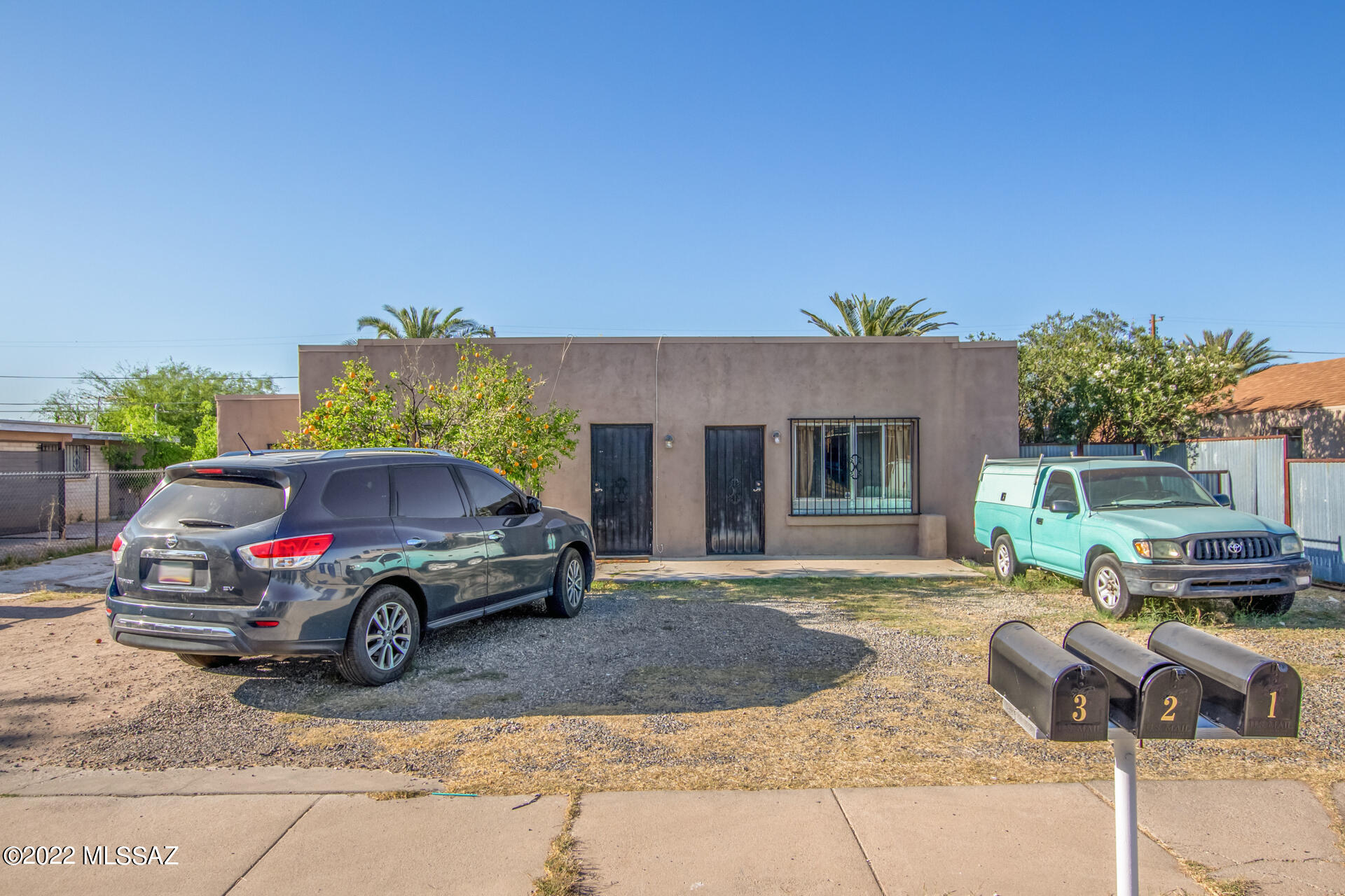 Great investment opportunity! Triplex with all Units separately metered for all utilities! Each unit has its own AC, laundry hook ups, and separate private yards. All units are 2 bedrooms and 1 bathroom.  Plenty of parking in the front as well! The 2 front units are currently on a month-to-month lease, tenants are willing to stay. Third unit in the back is currently vacant.