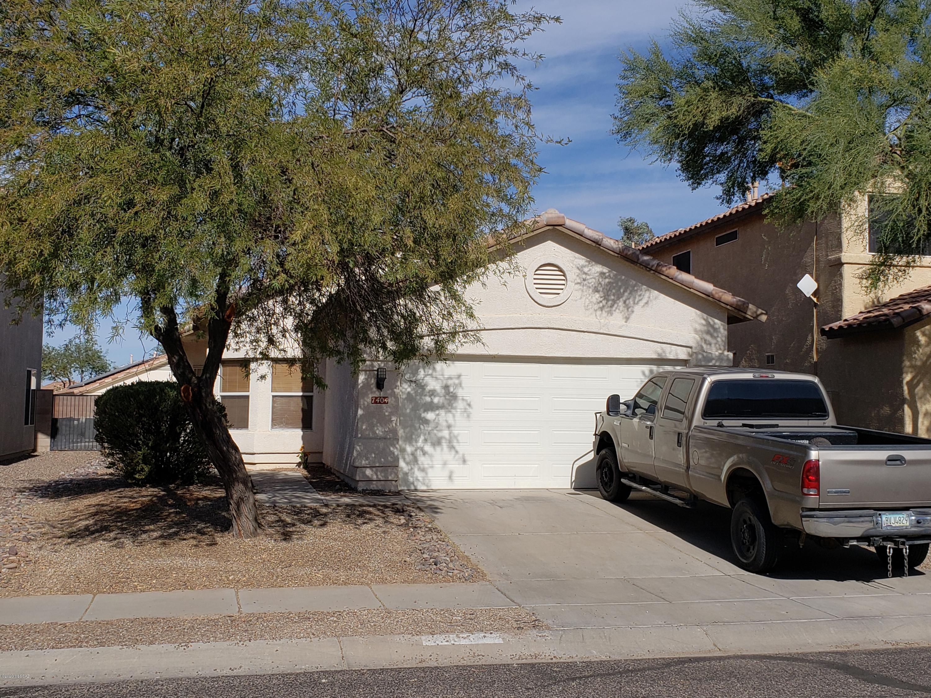 This cute as a button home is located at the end of a cul-de-sac with room to roam! Large backyard with a sparkling pool, grass and mountain views. The home has been lovingly upgraded with many custom built features giving it some southwest spirit. Split bedroom plan with owner's suite offering double sinks, separate shower and garden tub. Brand new carpet in bedroom 2, BRAND NEW AC in October 2020, garage cabinet built-in's, pre-wired for alarm, water heater only 5 years old, and the refrigerator is included. Don't miss this great value in Continental Ranch! Super low HOA at only $27/mo.
