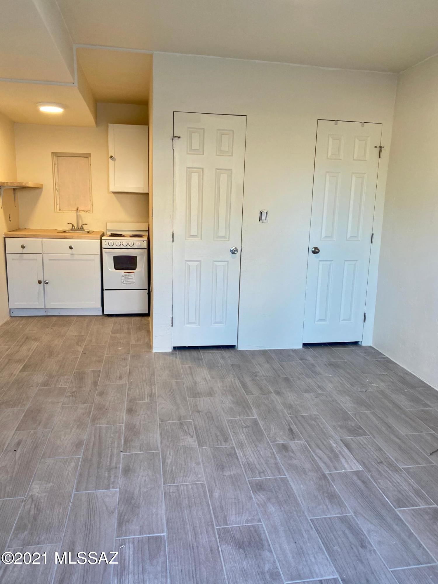 Owner/Agent-Seller is licensed Real Estate Broker in the State of Arizona.  Sold AS-IS.  OUTSTANDING OPPORTUNITY TO ADD VALUE.  Three Casitas, one Studio, 6 Garage bays, 1 Storage Room.  Each casita is 636 sq ft,  the studio is 400 sq ft. The studio and two casitas have been remodeled, to include A/C, the 3rd casita has not been touched and still has original tenant.  Value-Add opportunity, with the garage bays and 3rd casita.  Units are close to bus lines and shopping.