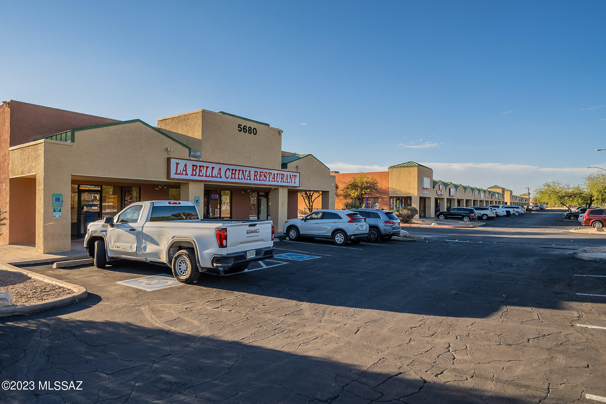 Full property address is 5550, 5650, 5680 S. 12th Ave.  Multi Tenant Retail building (24 spaces @ 1200 Sq. Ft. each plus a 3600 Sq. Ft Restaurant) on South 12th Ave. Situated on 3.67 acres.