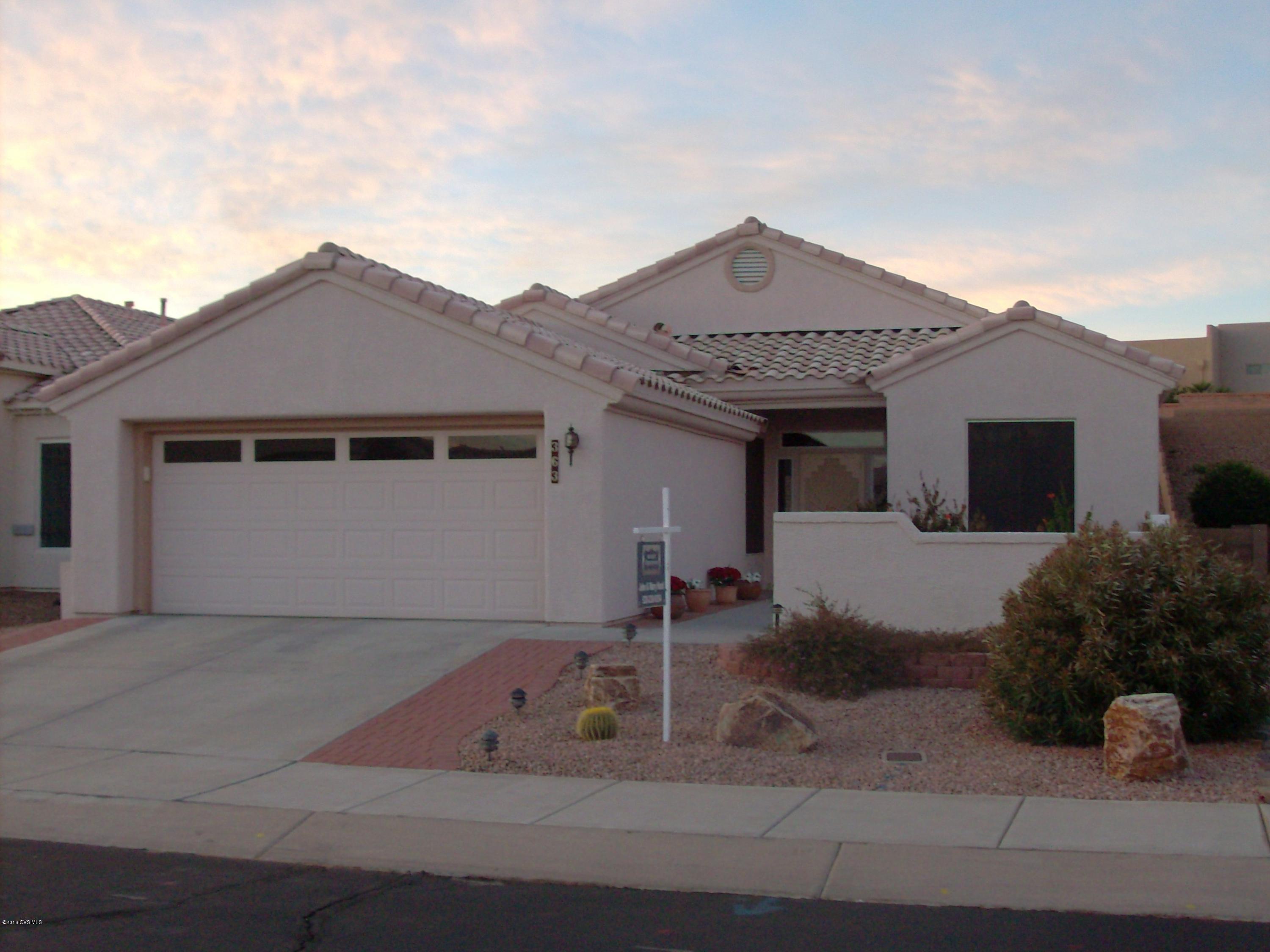 A beautiful home with 2BR + Den, 2BA, 2-car garage in a quiet, age-restricted (55+) subdivision. Kitchen has granite countertops and pull-outs. Lots of storage. Ceramic tile and carpet throughout. Solar screens. Conveniently located close to GVR centers, restaurants, shopping, churches, golf, and much more!