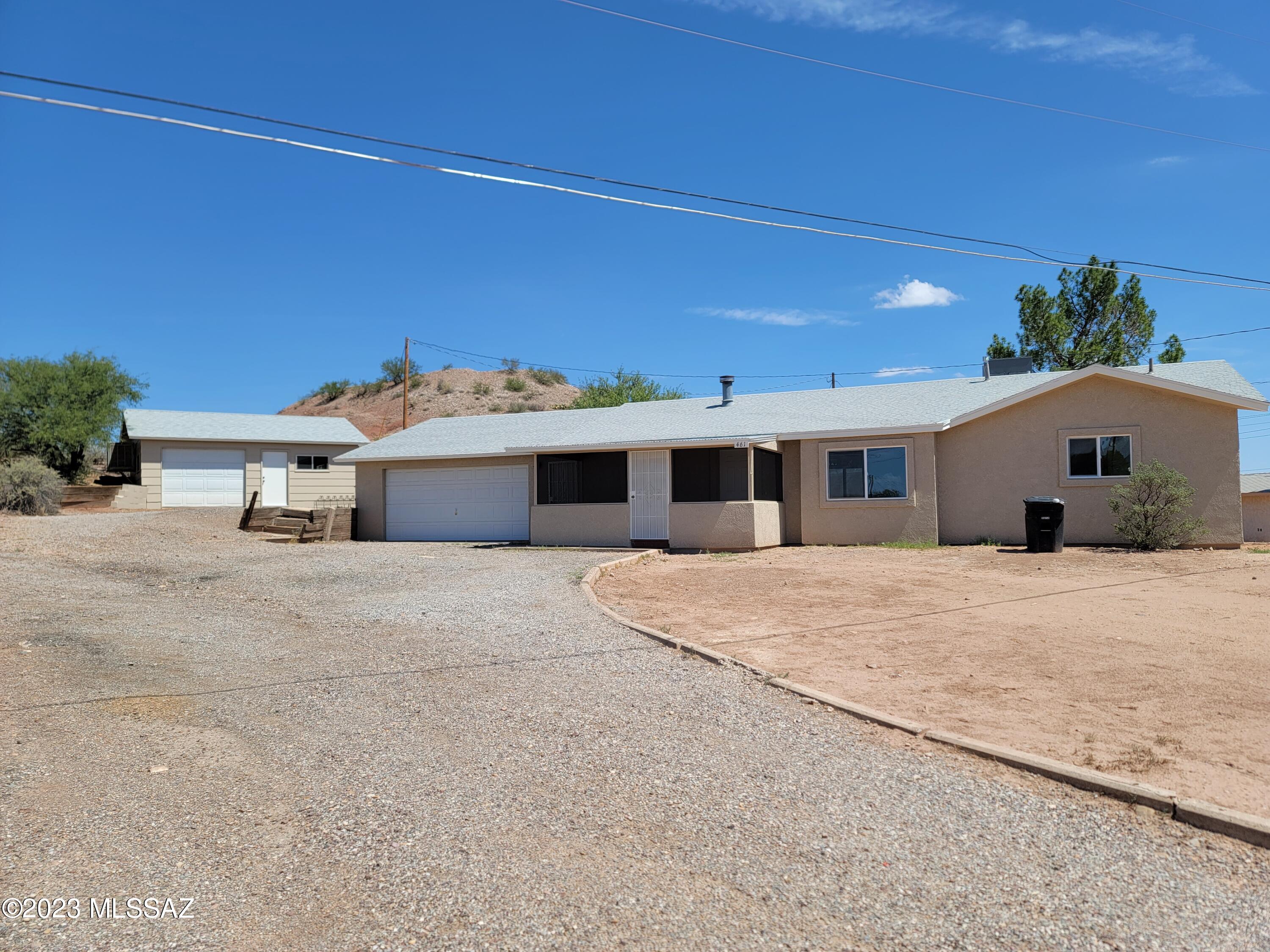 Newly Remodeled 3-bedroom, 1 Bathroom home with a 2-car garage with additional storage, a large workshop and a storage shed! Recently updated with flooring, paint, fixtures! New dual pane windows, new HVAC system and new stucco and paint! The kitchen features new stainless-steel appliances and granite countertops! Large living room and family room. The home features a screened in porch and a concrete patio off the kitchen! Close to shopping and restaurants. Easy I-10 access!