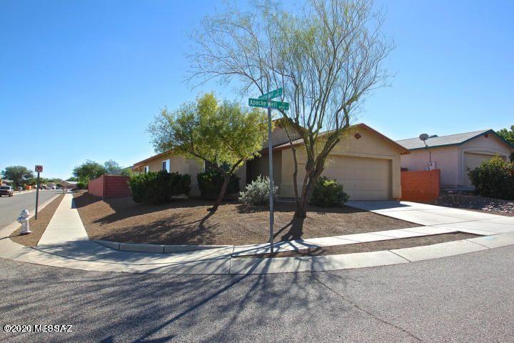 Great location! Huge corner lot with Amazing Mountain Views! 3 bedroom 2 bath home, Features include Ceiling Fans, Wrought Iron Security Front Door, Dual Paned Windows, Diagonal Set Ceramic Tiled Floors throughout and Carpet in the bedrooms. Open and bright great room w/ Double French Doors leading out to the patio. An Additional 9' x 18' slab extended from covered patio and a backyard as blank slate for your imagination. This won't last long, schedule your appointment today. Seller is a licensed agent in the state of Arizona.
