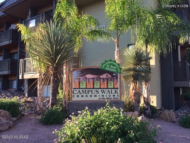 Prime location with the community. Has always been a highly sought after condo. Corner unit with mountain views from both bedrooms and living area. Private balcony. North/South exposure. Parking space is steps to your front door. Earthtone decor. Fully furnished. Kitchen boasts stainless steel appliances (refrigerator-self cleaning range with black smooth top-microwave-dishwasher) and granite countertops. Large main bathroom with bathtub & shower is ideally set up for roommates. Has two cupboards, two stacks of drawers, two sinks, two medicine cabinets and granite counter top. Gated community with a great laundry room, student lounge and huge pool area with a pool table. Campus Walk is steps to the Trolley & Main Gate Square featuring numerous restaurants, shops, CVS, coffee houses and etc