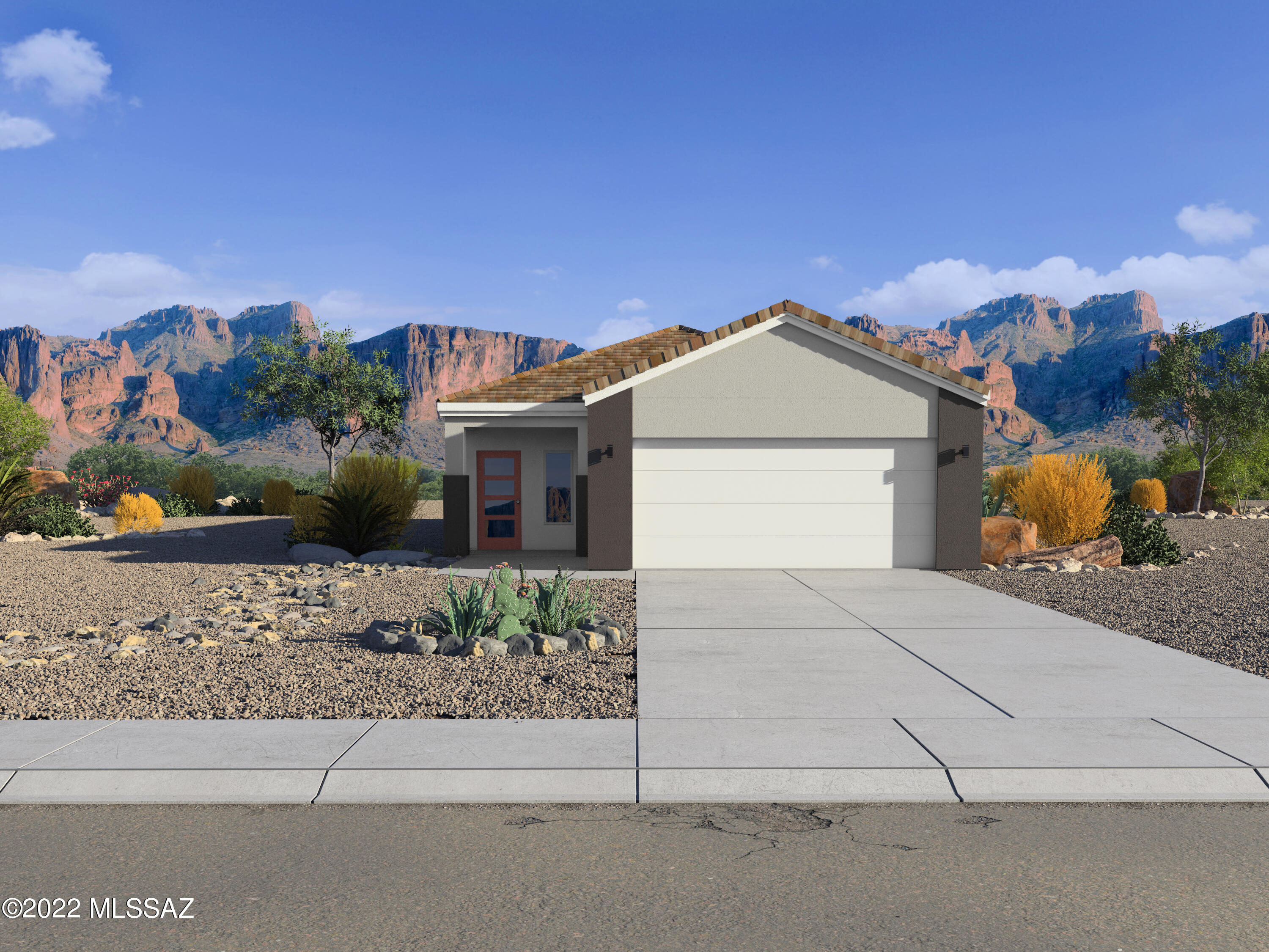 This charming open floorplan has gray shaker cabinets, white quartz countertops, stainless gas range,walk in pantry, kitchen island, 18''x18'' tile everywhere except the bedrooms and so much more.  Come check it out. The price is great so it won't last long. Completion February/March timeframe