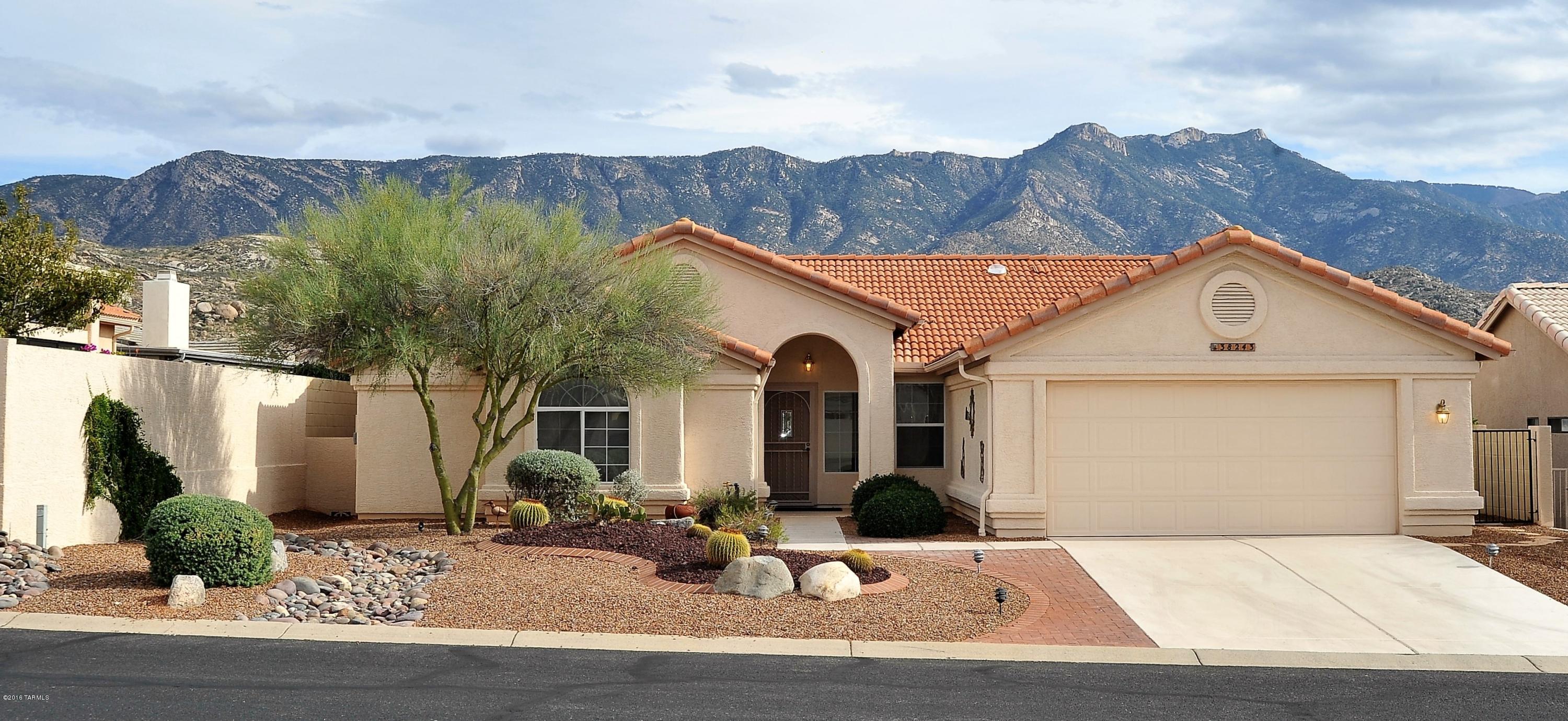 AMAZING MOUNTAIN VIEWS/IMMACULATE TOPAZ FLOOR PLAN!
This beautiful home offers a versatile floor plan w/freshly painted interior. Spacious kitchen has ample cabinets and counter space and a built in desk. Kitchen opens to dining area and spacious family room. Formal dining and living have large windows to enjoy the majestic mountain views. Master suite has sliding door to patio to enjoy your views. Craft/laundry room has built in cabinets and built in work space for all your projects.
Backyard is entertainers delight with full length back patio, low care landscaping and AMAZING MOUNTAIN VIEWS. Garage has epoxy coated floor, built in cabinets, wash basin and central vac. Move in ready!