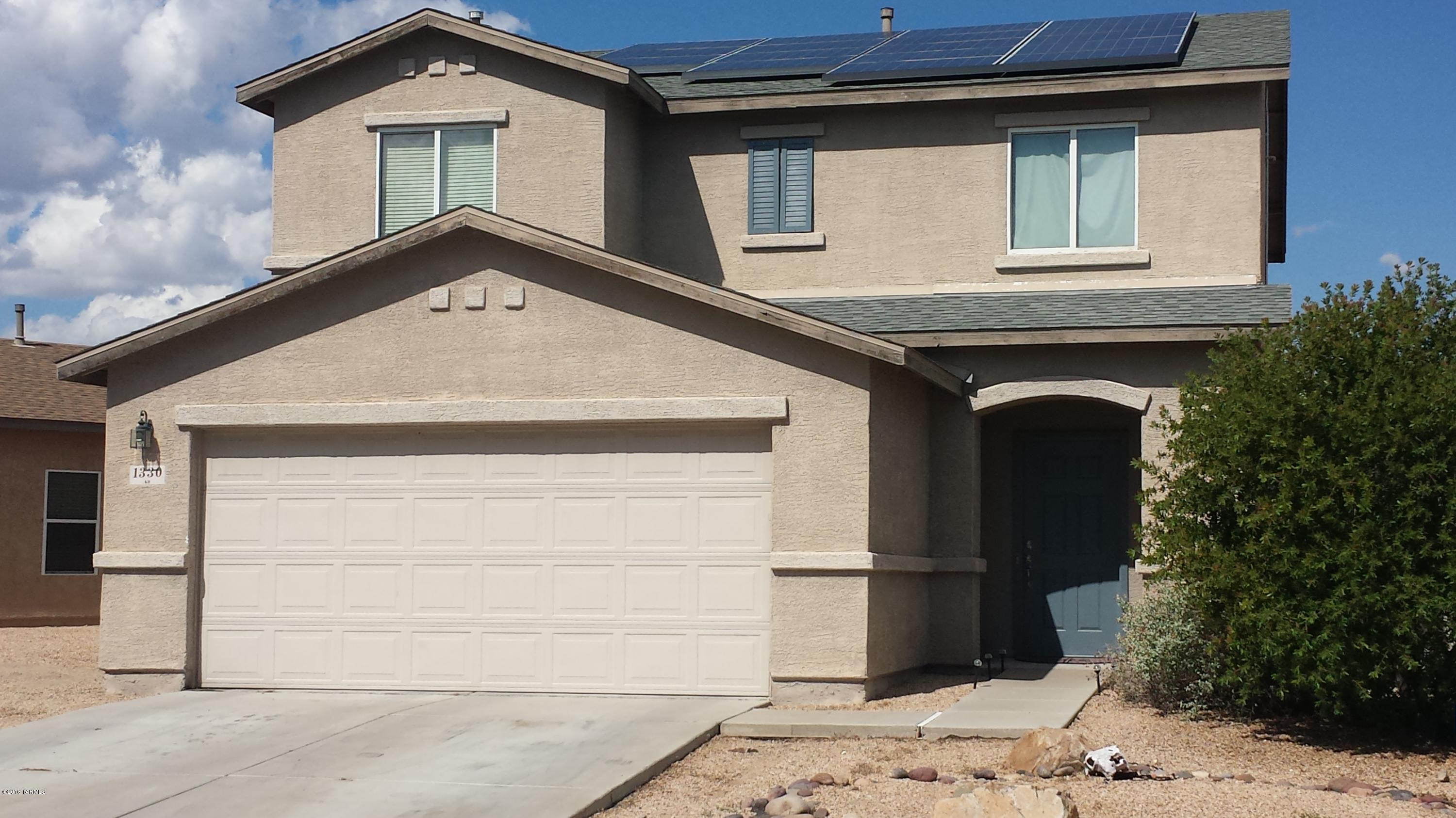 Seller is willing to accept offer between $150,000 and $160,000. Great layout with this wonderful 3bd/3ba home. Open and bright with large family room and spacious upstairs loft. Nice back yard for entertaining with lots of potential. Located in a great neighborhood and just minutes away from I-19. Property is located in eligible USDA area for financing. Electric bills are less than $100 a month in the summer.