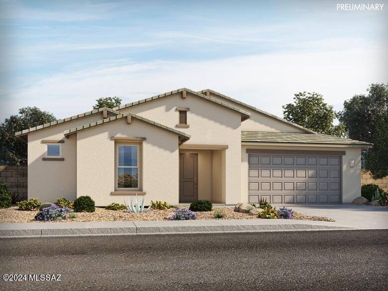 Brand new, energy-efficient home available by Aug 2024! A homeowner's dream, this floorplan features an oversized primary suite with generous walk-in closets and private bath. 3 additional bedrooms makes room for the whole family and guests. Find versatile options for the garage. A new phase is now selling at Arbor at Madera Highlands. This community offers a series of 5 floorplan choices featuring upgraded finishes, gourmet kitchens, and open concept living areas. Homeowners can enjoy the established amenities in the community, including a pool, playground, and walking trails. We also build each home with innovative, energy-efficient features that cut down on utility bills so you can afford to do more living.*  Each of our homes is built with innovative, energy-efficient features design