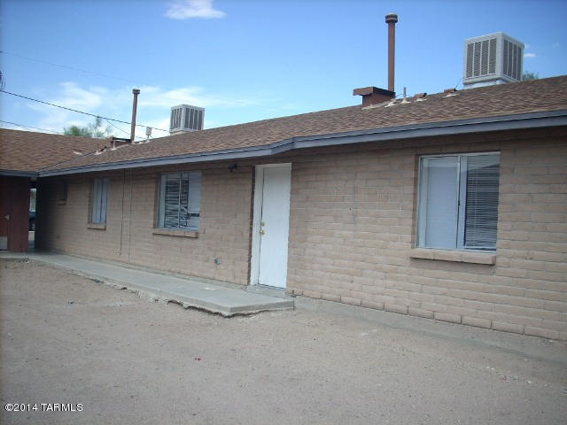 This charming duplex features vinyl flooring throughout for easy clean up. There is plenty of cabinet and counter space in the kitchen and lots of natural lighting throughout the home. The park located across the street is the perfect place to spend an afternoon with your family or playing with your pets. Water, sewer, and trash is an additional $50 a month, and there is a covered parking space for each home. The refrigerator is included. This home can be rented for 12 months or longer.