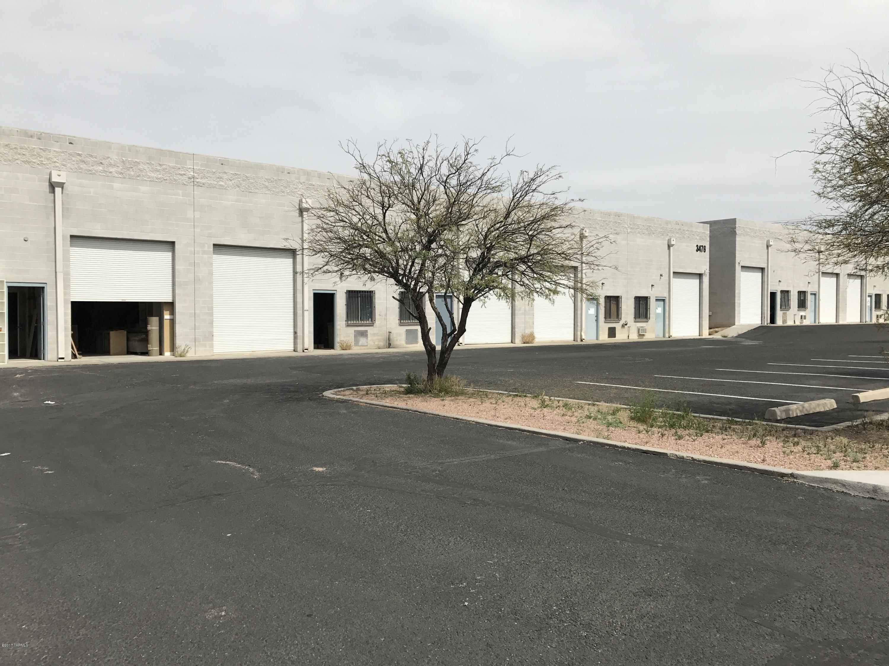 7,500 sq ft industrial building located in Pima County with CI-2 Zoning. Building is divided into 3 units 2,500 sq ft each with roll up doors on the from and back side of each unit. Air conditioned offices and swamp cooled warehouse. Unit 1 rents for $1,200 and is leased till July 2017, Unit 2 rents for $1,200 and is leased till August 2017, and Unit 3 rents for $900 and is on a month to month.