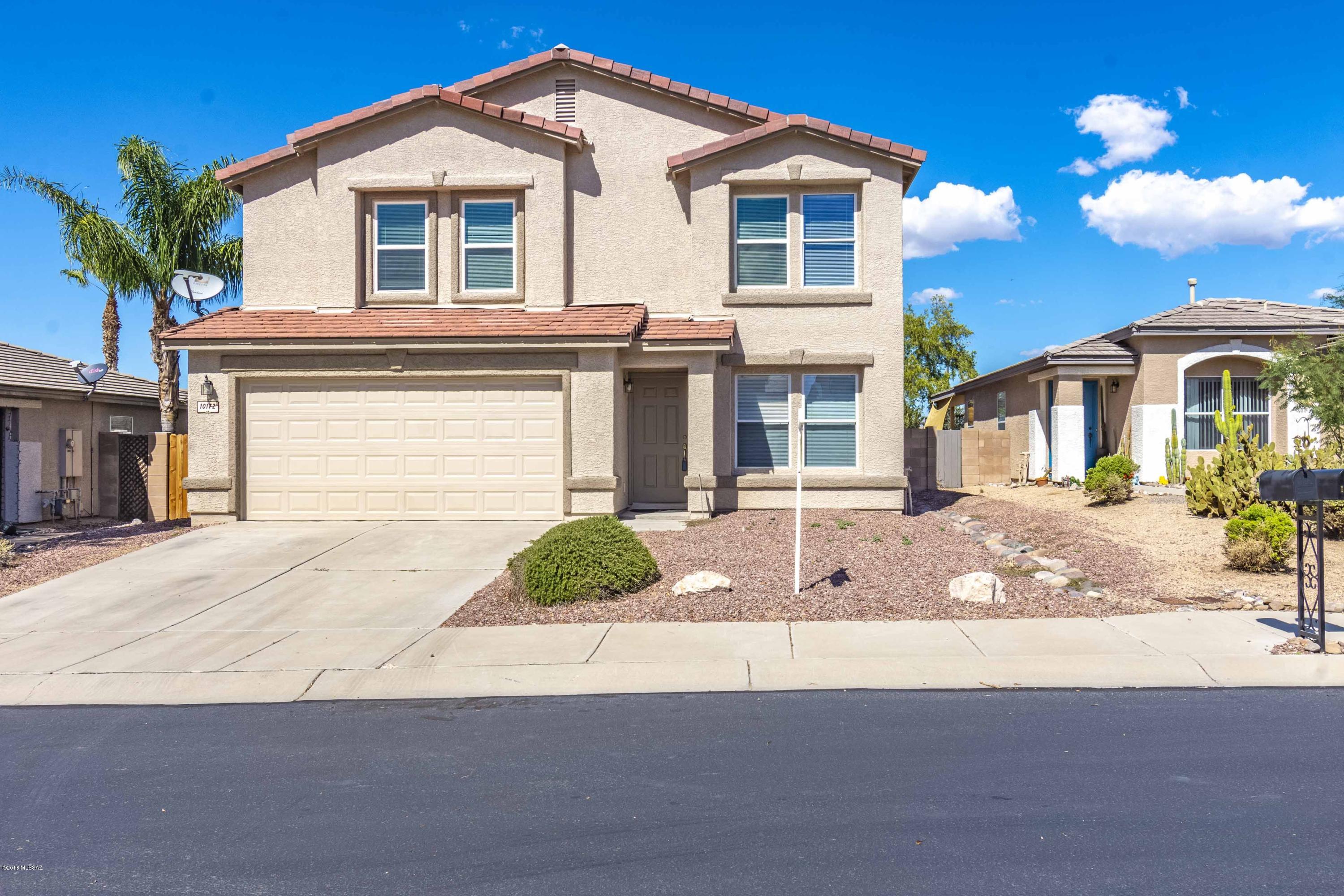 Spacious 2,784 sq ft, 5 bedroom, plus loft with numerous updates and owner improvements.  Includes seller owned $32,000 solar panel system (w/net metering), both HVAC systems replaced (2016), the entire exterior of the house was painted 2018, garage door and opener replaced 2016, nice appliances, newer sinks, vanities, and fixtures in 2 of the bathrooms, tile floors throughout 1st floor, carpet upstairs, newer light fixtures and ceiling fans, cul-de-sac location right next to the neighborhood park and basketball court, plus all of the wonderful amenities Continental Ranch has to offer: 2 pools, splash pad, hot tub, parks, bike trails, etc.! Enjoy big monthly savings on your electric bill!