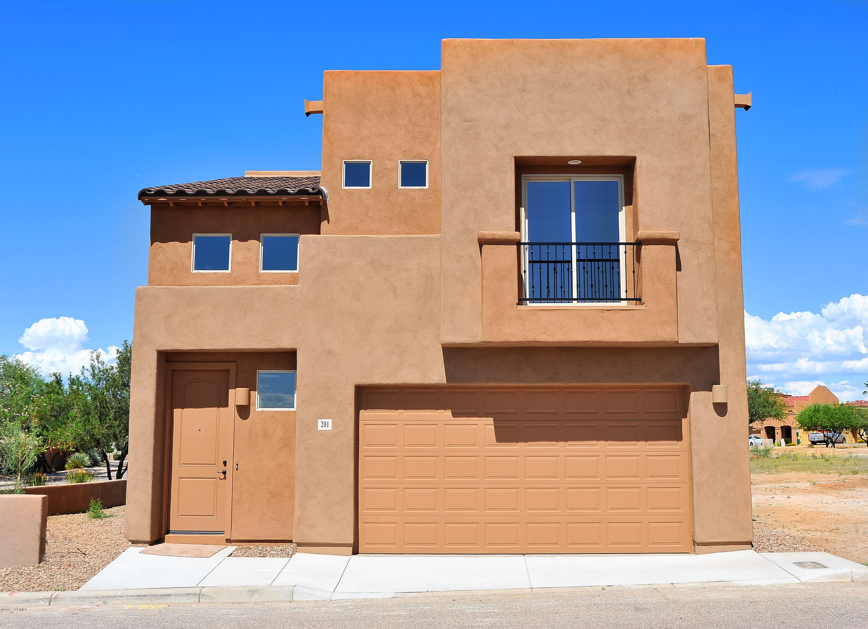 Brand new 24 lot subdivision with single family detached homes starting at $169,900! Gorgeous home with 3BR/3BA & 2 car garage! Soaring ceilings in foyer & guest bath downstairs. Spacious great room with dining area & 18” tiled floors downstairs. Open kitchen has rich colored 42'' Maple cabinetry, an island w/bar seating, beautiful granite countertops, stainless steel sink w/pull out faucet, built in microwave, slide in range & refrigerator! Designer touches with oil rubbed bronze lighting & door handles & baths offer a seamless Cultured Marble countertop. Master features a walk in closet, a walk-out balcony, bath with double sinks and bedrooms 2 & 3 have a Jack-n-Jill bathroom w/double sinks! Yard has covered patio & landscaping! Great location in Vail school district! Ask about Zero do