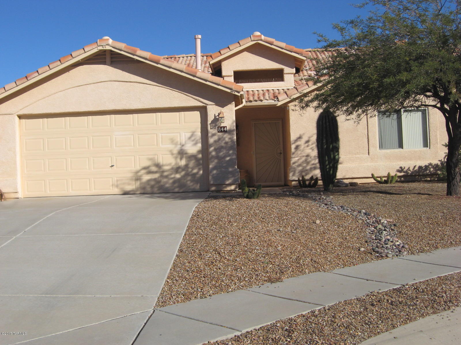 Come see this beautiful 3 bedroom 2 bath home with two car garage on a quiet cul-de-sac. Well maintained inside and out. Low care landscape. Has large covered patio. Each bedroom has a ceiling fan and walk in closet. Master bath has double sinks. Walk in shower equipped with handicap rail. Property includes washer, dryer, microwave, and dishwasher. Close to shopping, schools and medical. Give us a call.