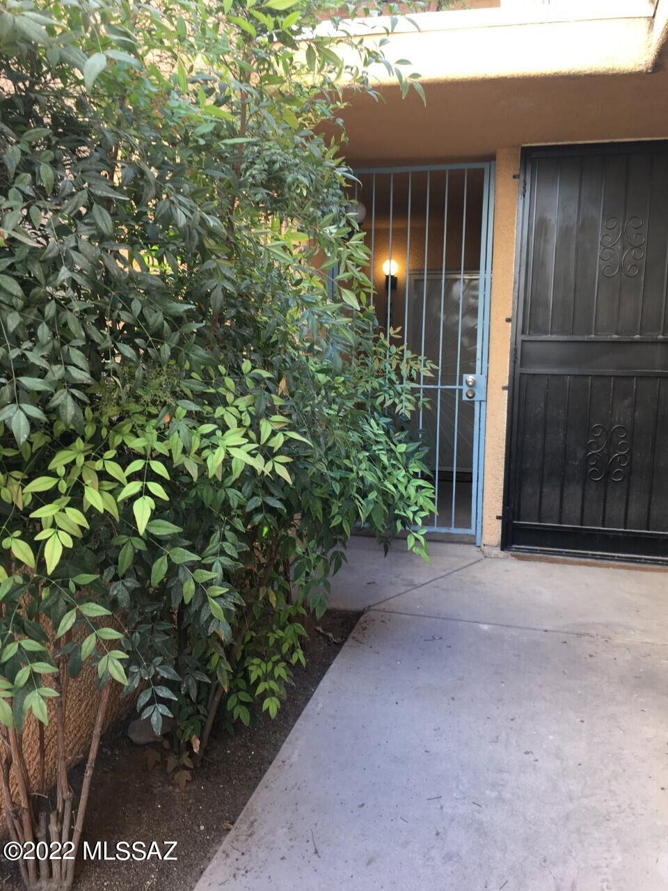 Ready to move in charming, cozy ground floor end unit with a private courtyard. good size bedrooms, nice floor plan. New refrigerator, new washer, new dryer, new wash basin, new toilet. new kitchen cabinet and countertop, new dishwasher, new bathroom vanity and newer 2021 water heater, new doors locks. Ceramic tile floor throughout. quite community only 22 unit. Pool. Water paid by HOA. 

Close to UA, shopping, Restaurants/ Cafe shop, public transportation. Health care facilities, parks and all needs.
Seller finance available with low interest rate.