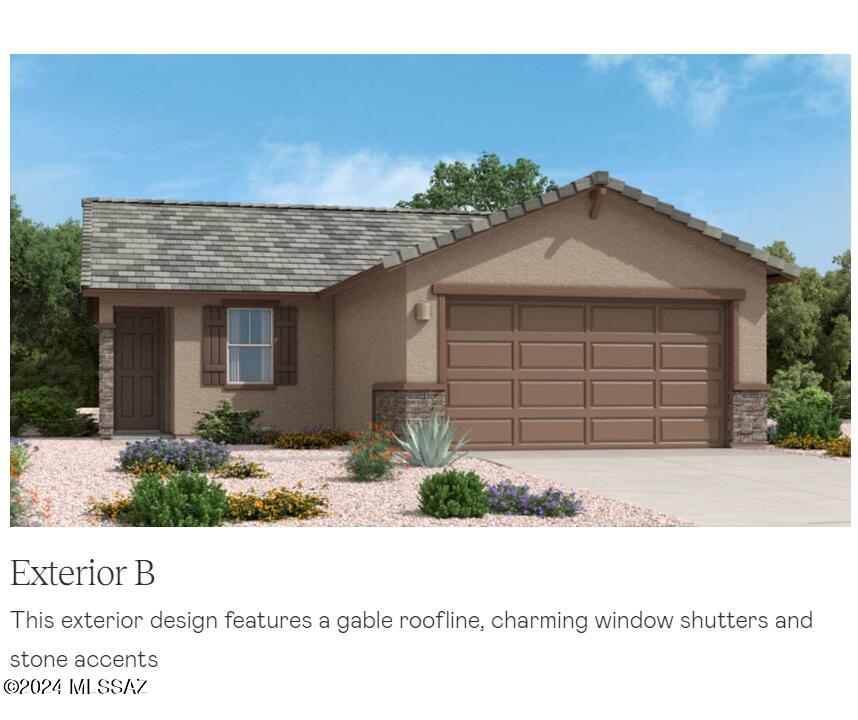 An open-concept design where the Great Room and Kitchen meet works to maximize the footprint of the interior of this low-maintenance, single-level home. Two bedrooms are situated off the laundry room, while the private owner's suite can be found at the back of the home. Our homes come with the Rinnai Tankless Water Heater, Post-Tension Foundation, Taexx built-in pest control system, Radiant barrier roof decking, 2'' Faux Wood Blinds and more!