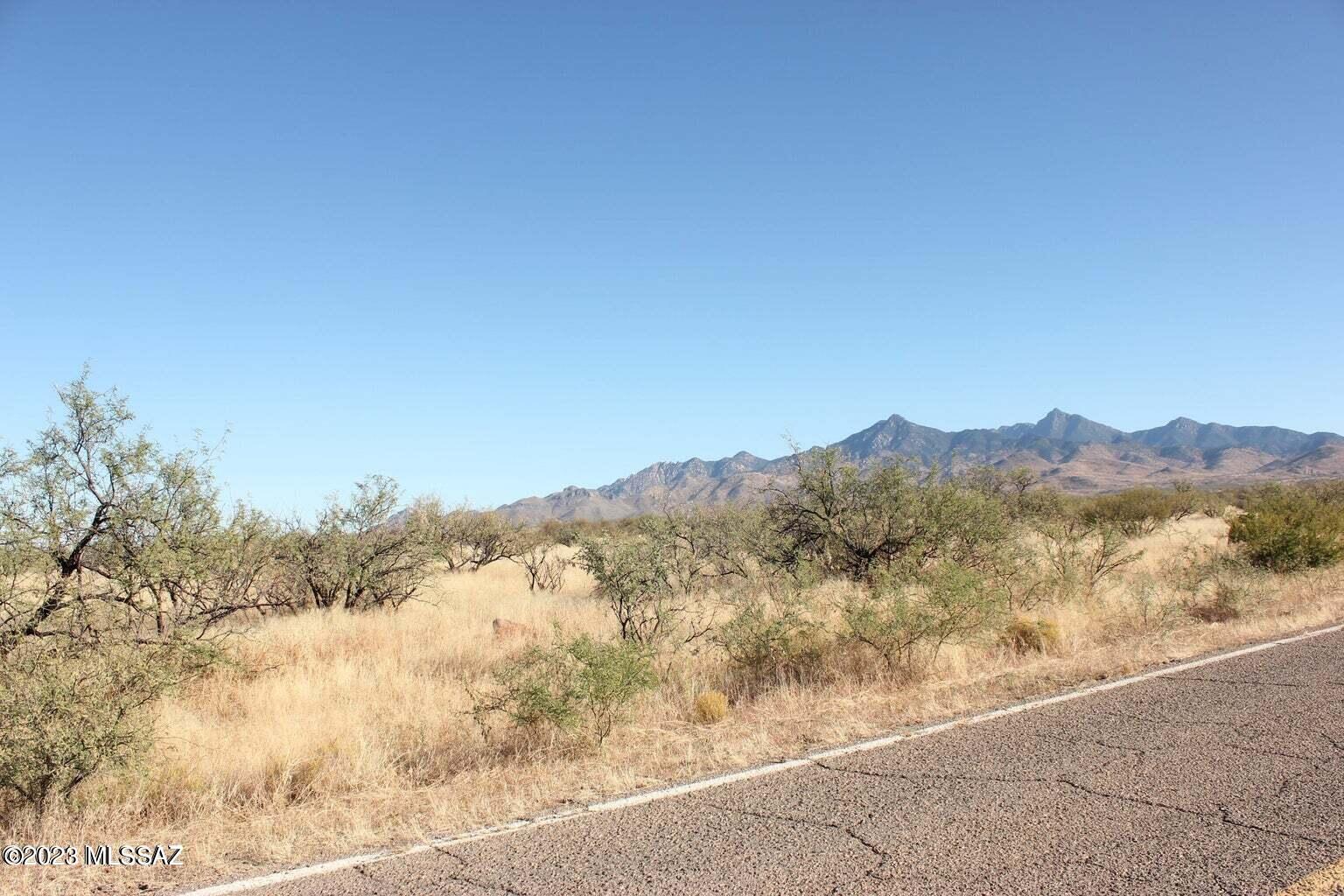 37.5 acres in Tubac Foothills Ranch located along Camino Josefina with mostly very level land.  There is a dip in the middle of this parcel which is a wash for rain run off.  Lots of flat land on the north and south of that dip.