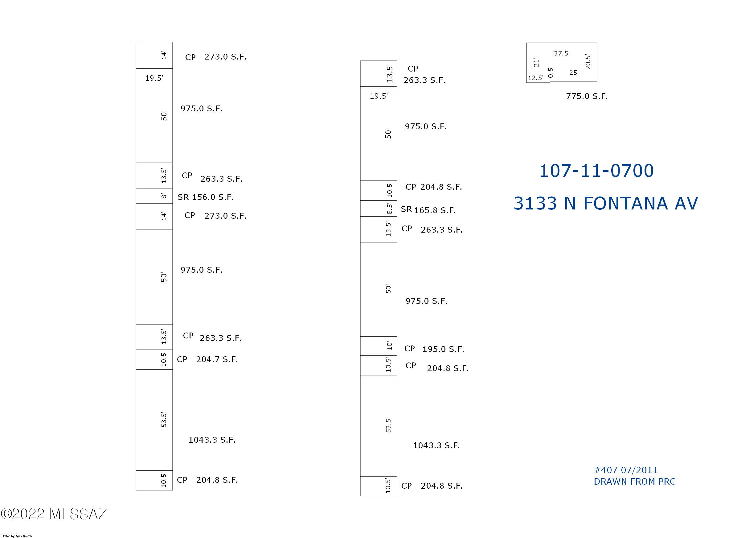 Listing price reflects the sale of both 3127 and 3134 N Fontana (24 Units Total). This 3127 N Fontana property can be sold separately but the owner prefers to sell both 3127 and 3134 N Fontana as one single transaction. The same owner is also selling 219 E Delano and 2432 N Balboa and so a purchase of the entire portfolio (53 units) is possible and actually preferred. This 327 N Fontana property is fully stabilized with the ability to add amenities (w/d) and  increase rents. It contains a total of 13 units, consisting of a separate fully detached building (13th unit) and 12 recently upgraded one-bedroom units across from each other (two buildings) with a cute and inviting central courtyard, exterior spaces and a drive path to individual covered parking spaces.