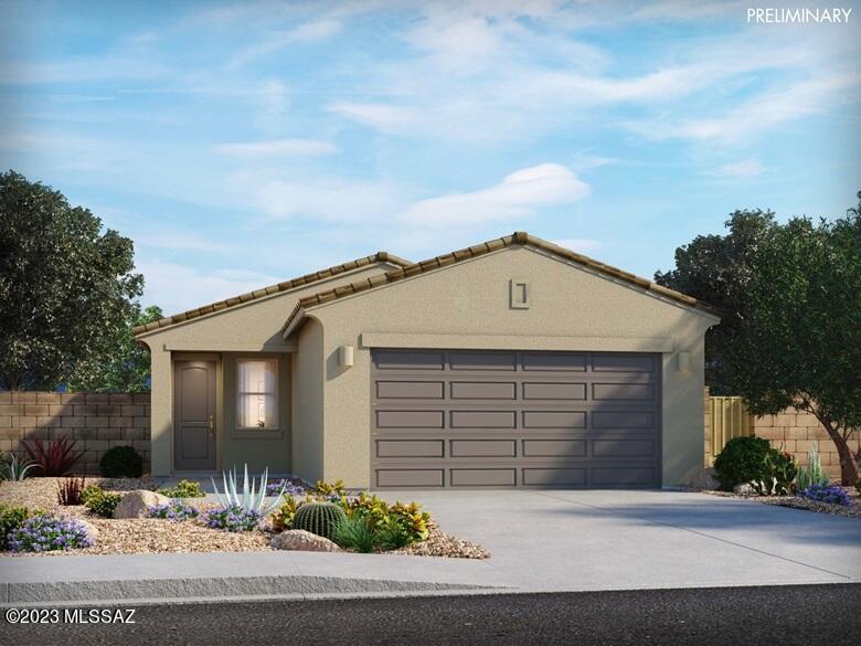 BRAND NEW energy - efficient home ready by Mar 2024! The Carnival floorplan in Tucson, Arizona offers an open concept plan with 3 bedrooms, 2 bathrooms, and a 2-car garage. Watch the desert come to life from the covered patio just off the great room. Visit Valencia Crossing and explore new homes for sale in Tucson, AZ. This community offers close proximity to major employment centers including Davis-Monthan Airforce Base and Tucson International Airport. Residents will enjoy a community park and convenient access to The Loop Bike Trail. We also build each home with innovative, energy-efficient features that cut down on utility bills so you can afford to do more living. Each of our homes is built with innovative, energy-efficient features designed to help you enjoy more savings.