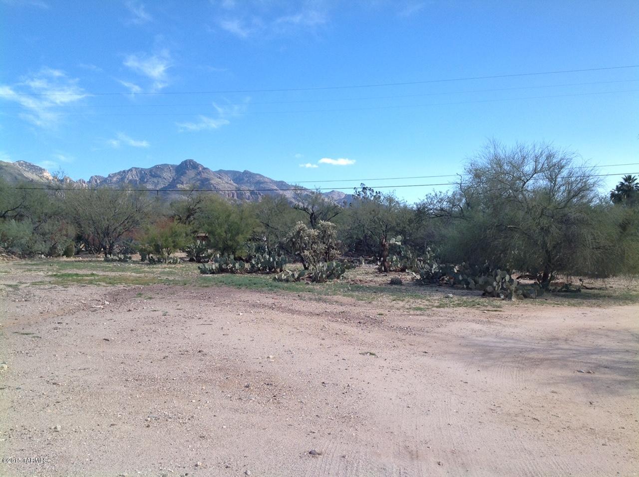 A sought-after 'flag' lot with narrow, lane entry that leads to a SPRAWLING flat site!  A 'Flag' lot has the LUXURY of building in a more PRIVATE, SECLUDED setting since the  building area is past neighboring homes.  Enjoy the feel of being set back from the street and the resulting PANORAMA VIEWS of NORTH SANTA CATALINA MTNS from your living spaces and patios.  Privately maintained streets.